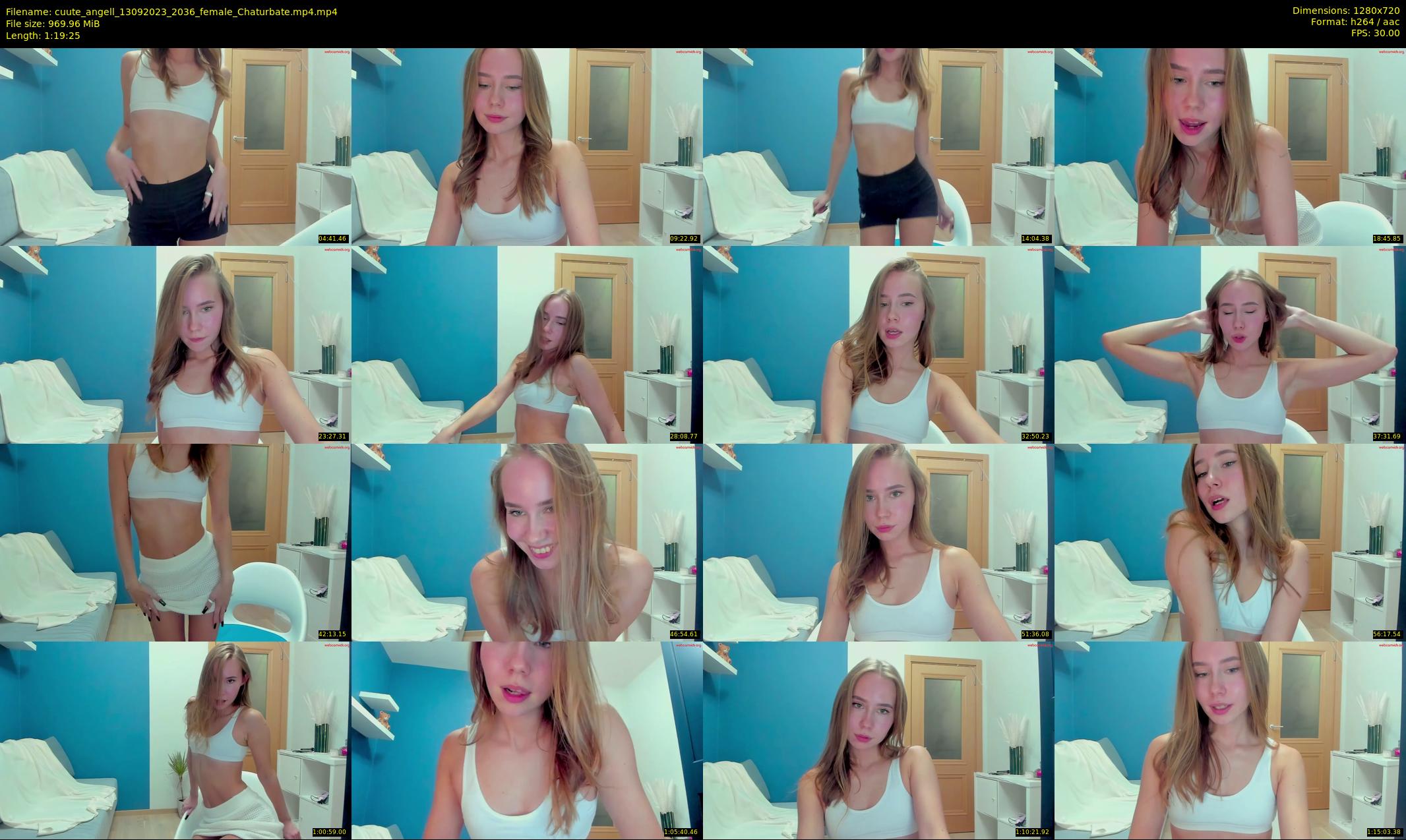cuute_angell — 80 minute Chaturbate female cam show recording, 720p, Sep 13, 2023