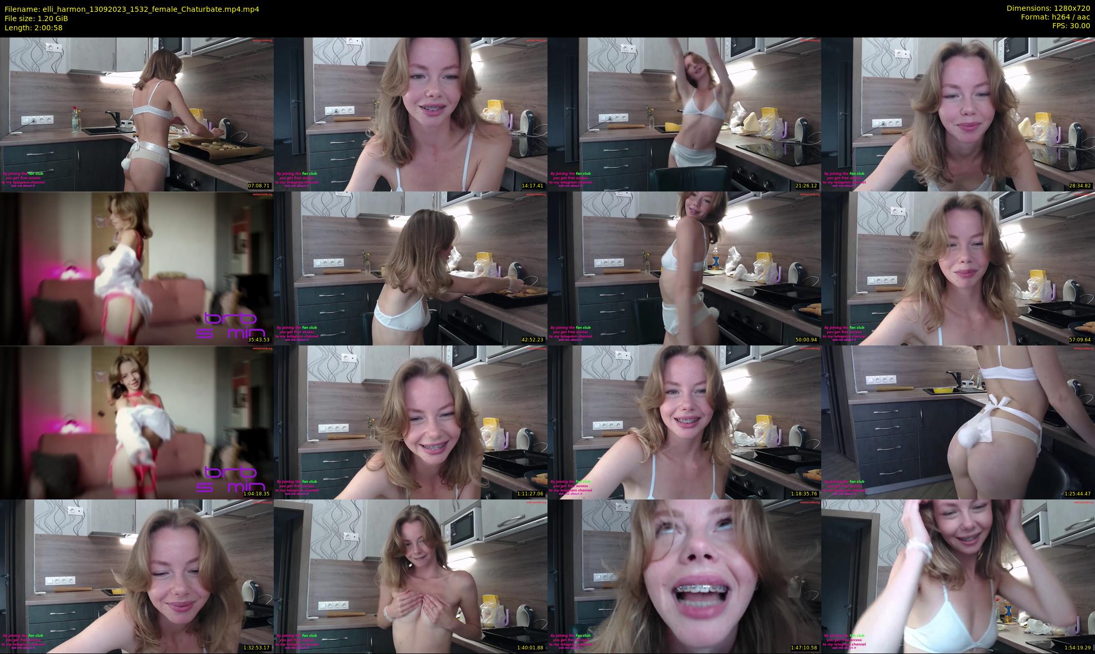 elli_harmon — 121 minute Chaturbate female cam show recording, 720p, Sep 13, 2023