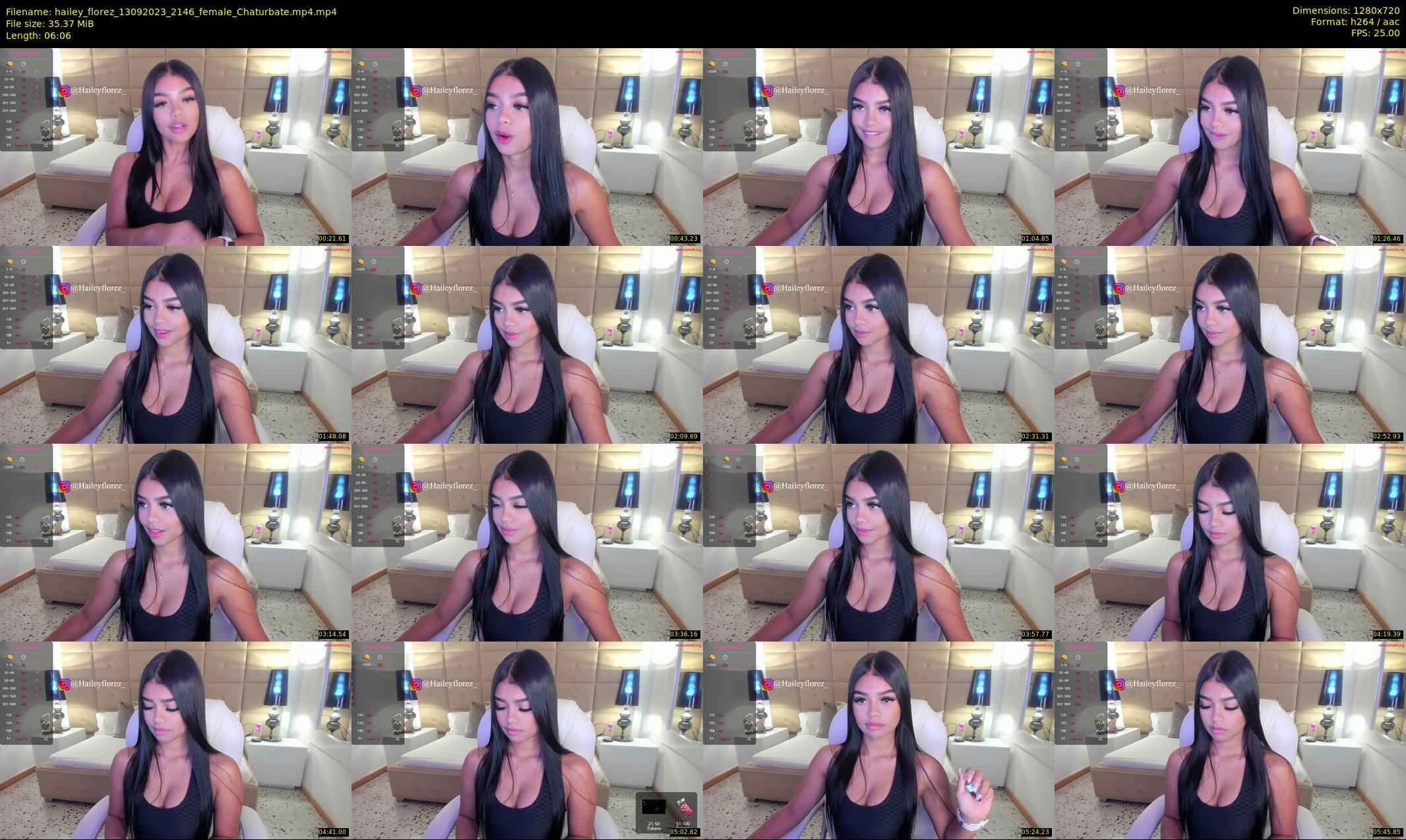 hailey_florez — 7 minute Chaturbate female cam show recording, 720p, Sep 13, 2023