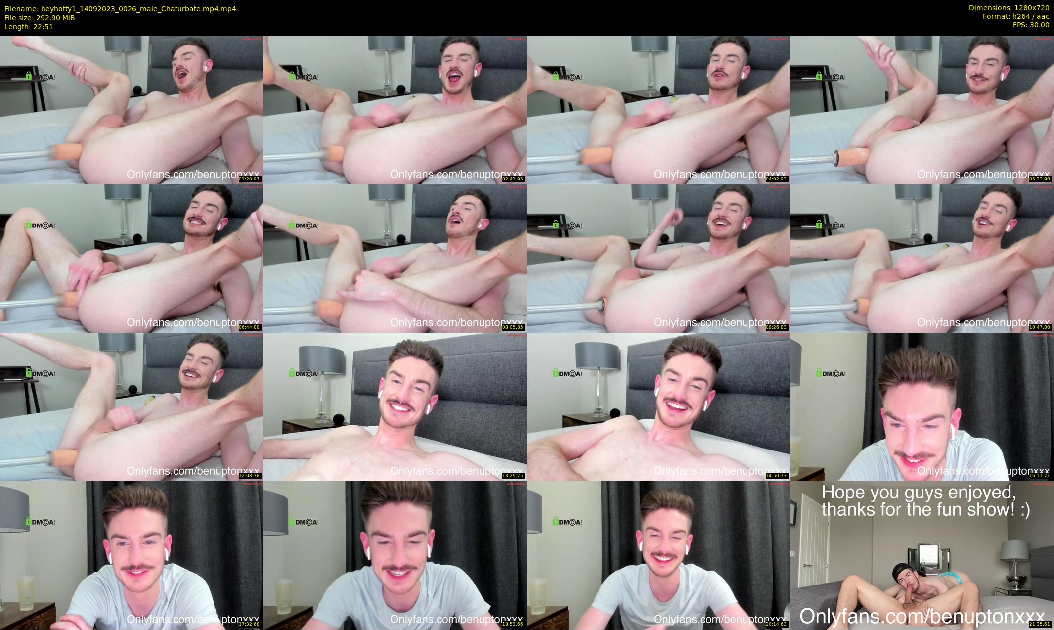 heyhotty1 — 23 minute Chaturbate male cam show recording, 720p, Sep 14, 2023