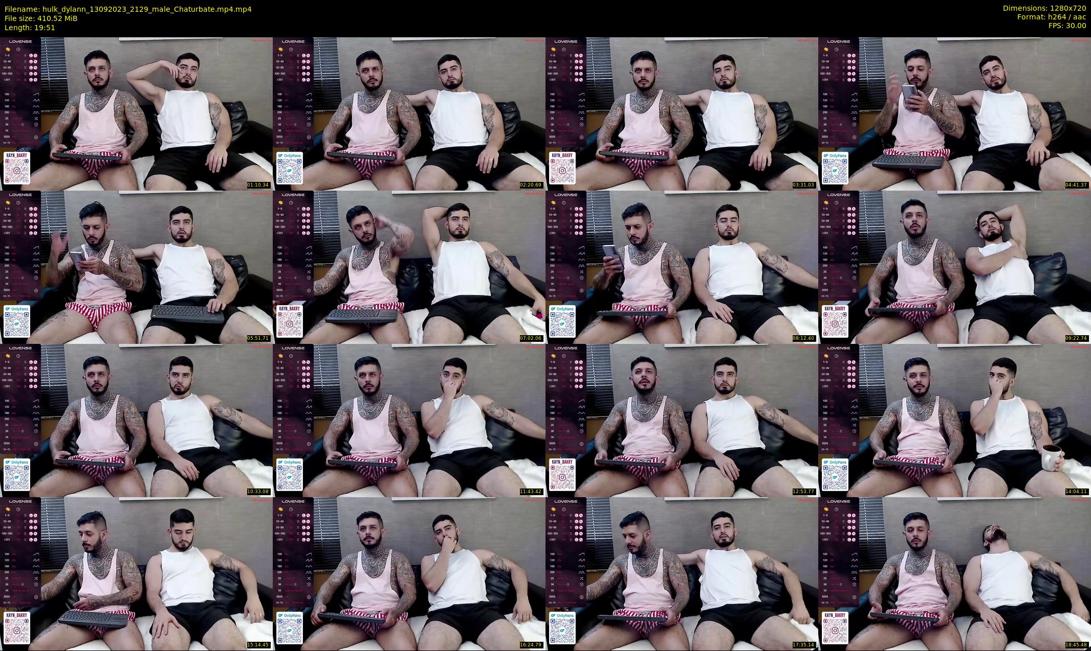 hulk_dylann — 20 minute Chaturbate male cam show recording, 720p, Sep 13, 2023
