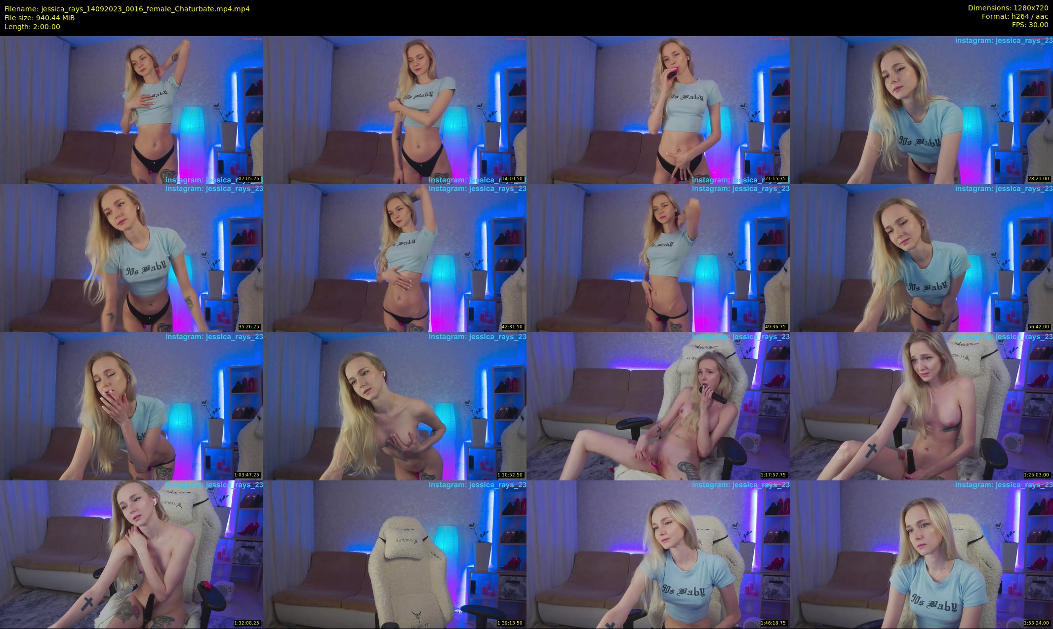 jessica_rays — 120 minute Chaturbate couple cam show recording, 720p, Sep 14, 2023