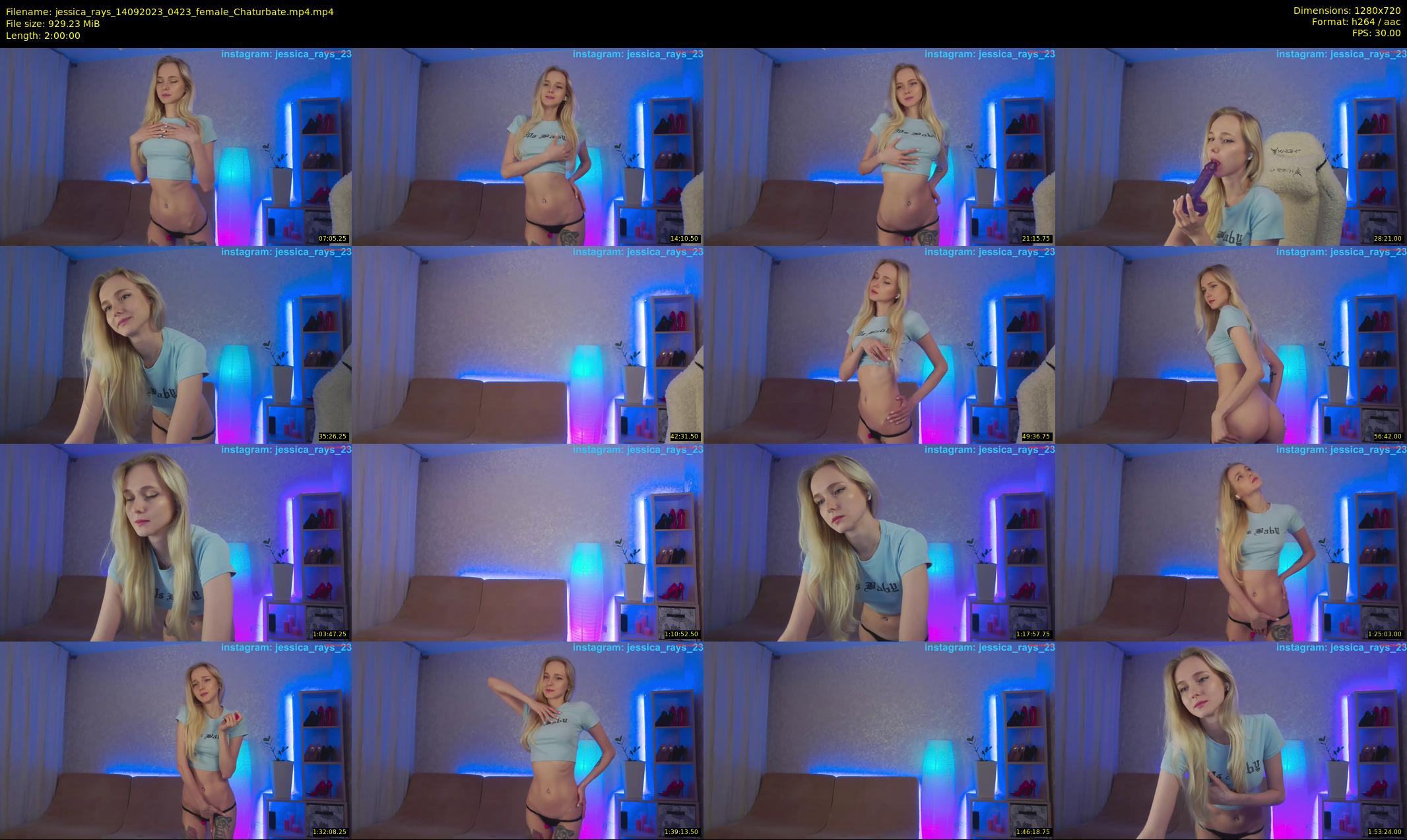 jessica_rays — 120 minute Chaturbate couple cam show recording, 720p, Sep 14, 2023