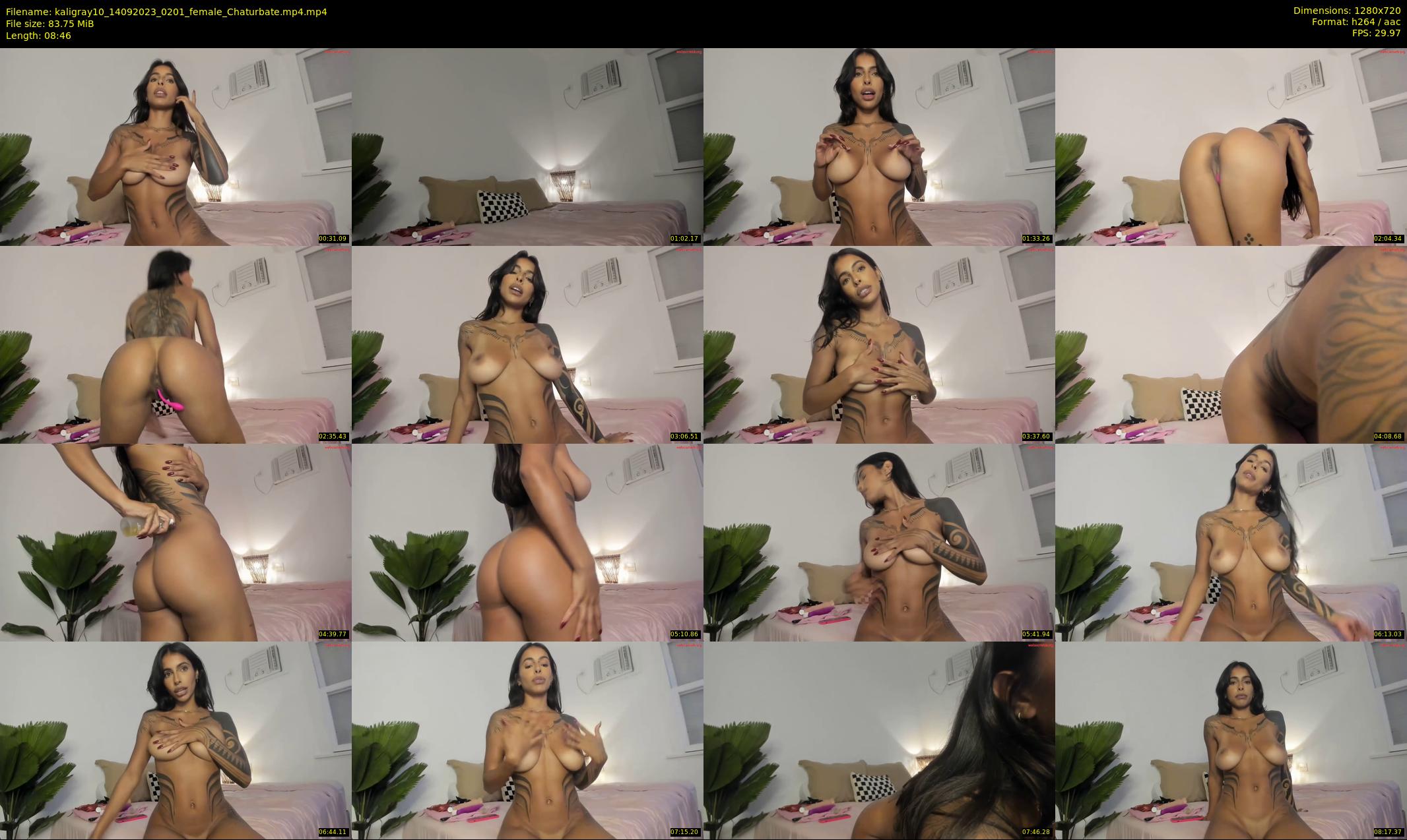 kaligray10 — 9 minute Chaturbate female cam show recording, 720p, Sep 14, 2023