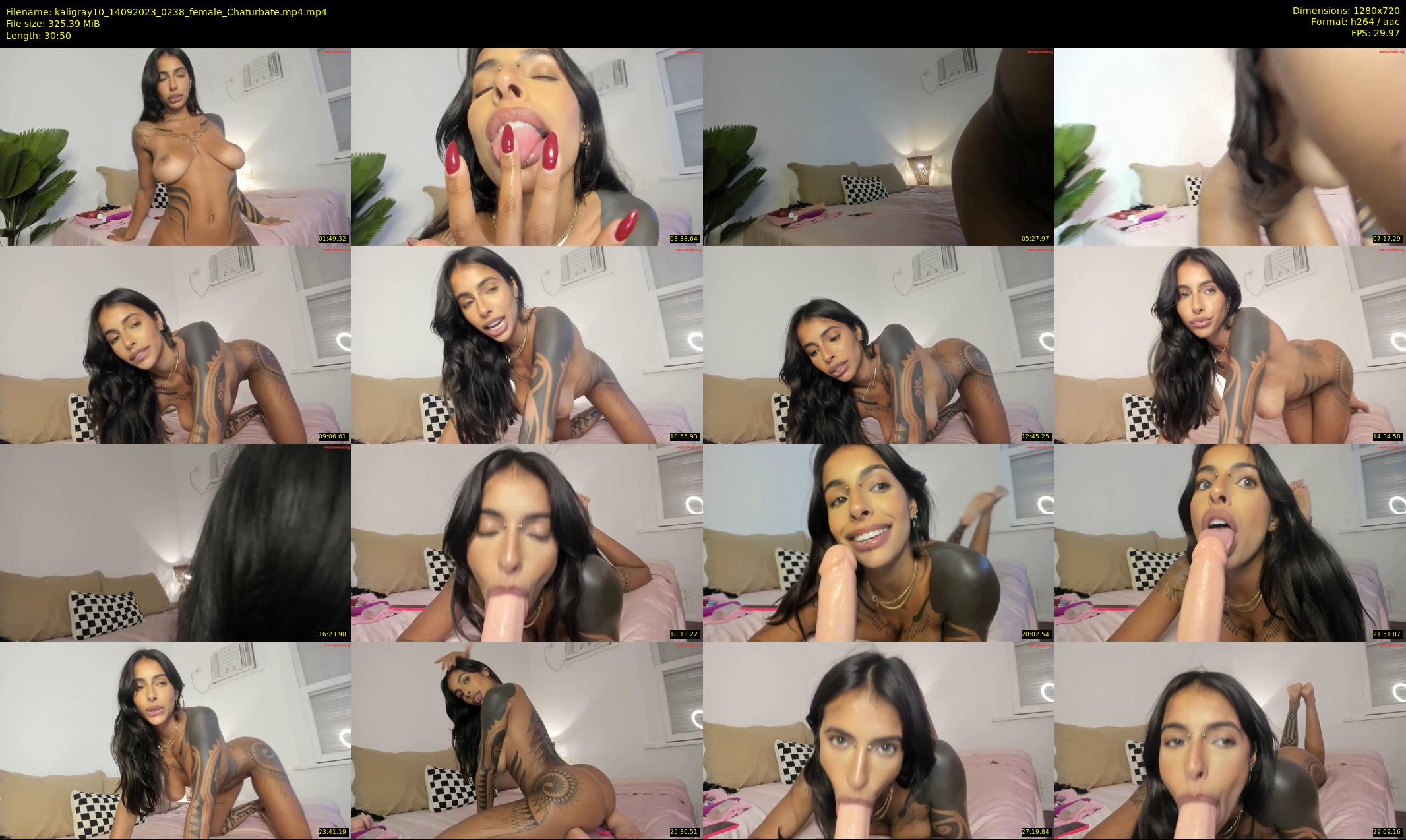 kaligray10 — 31 minute Chaturbate female cam show recording, 720p, Sep 14, 2023
