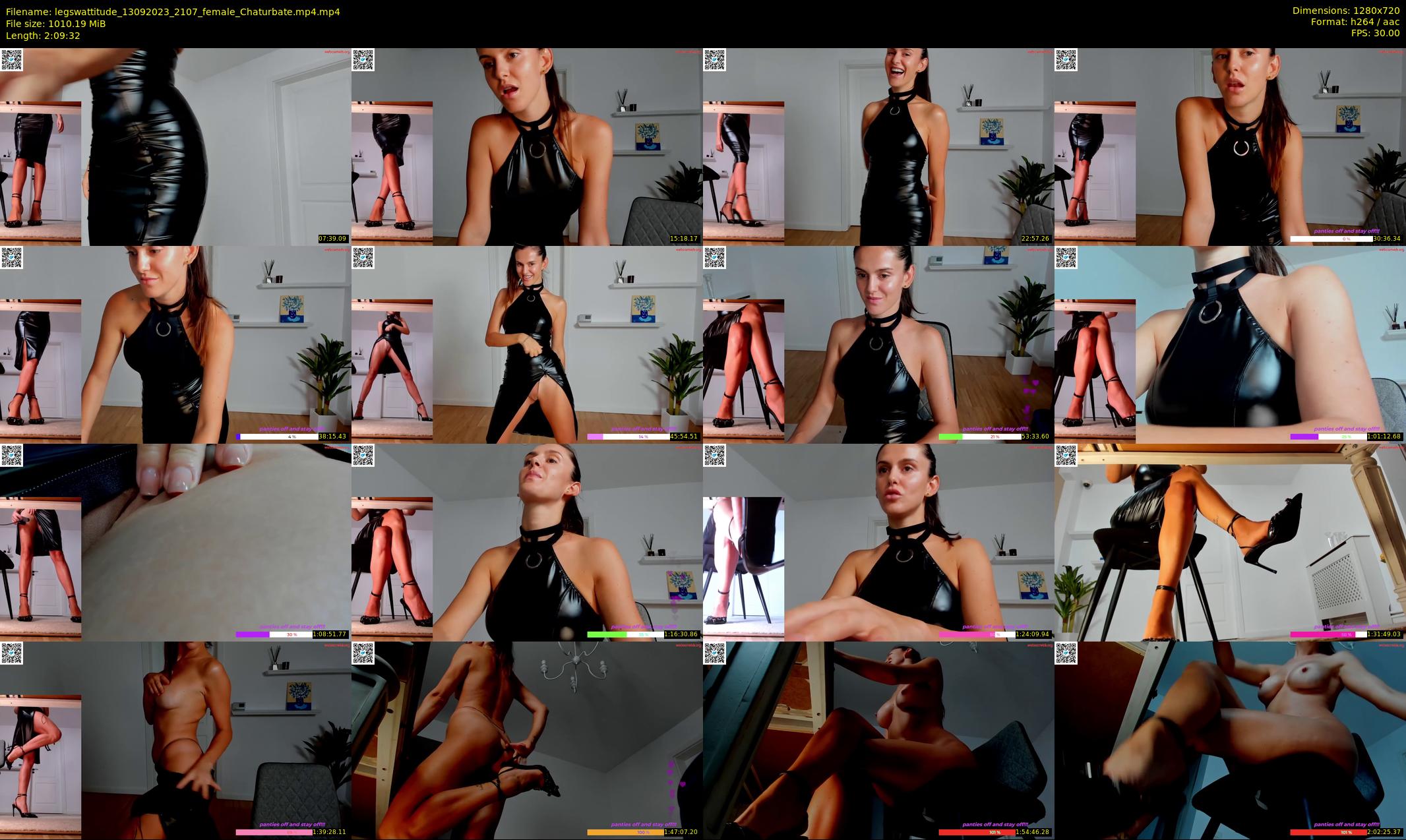 legswattitude — 130 minute Chaturbate female cam show recording, 720p, Sep 13, 2023