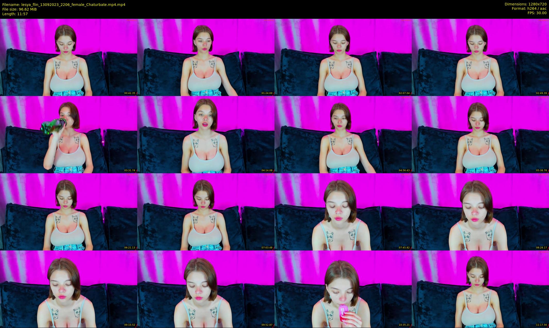 lesya_flin — 12 minute Chaturbate female cam show recording, 720p, Sep 13, 2023