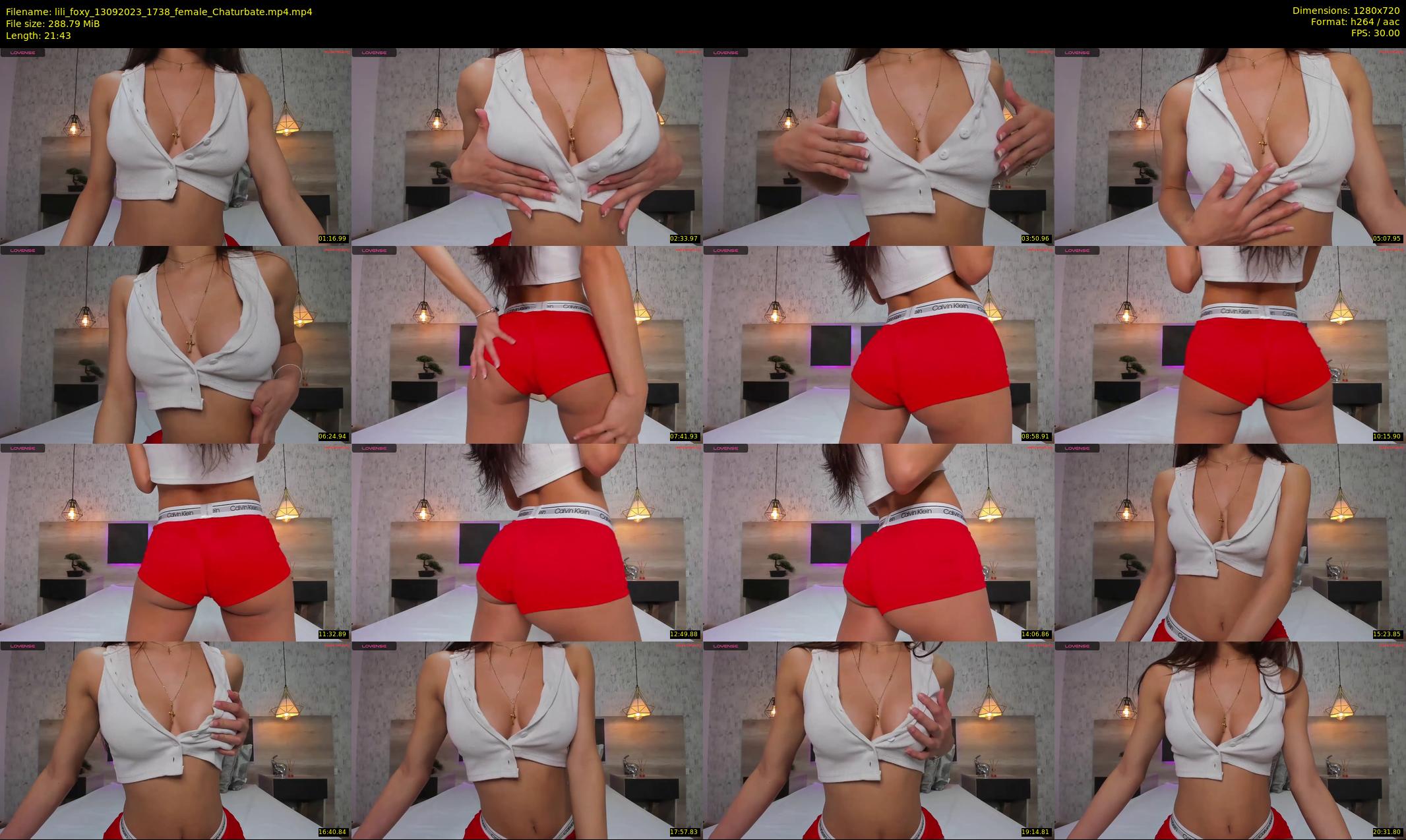 lili_foxy — 22 minute Chaturbate female cam show recording, 720p, Sep 13, 2023