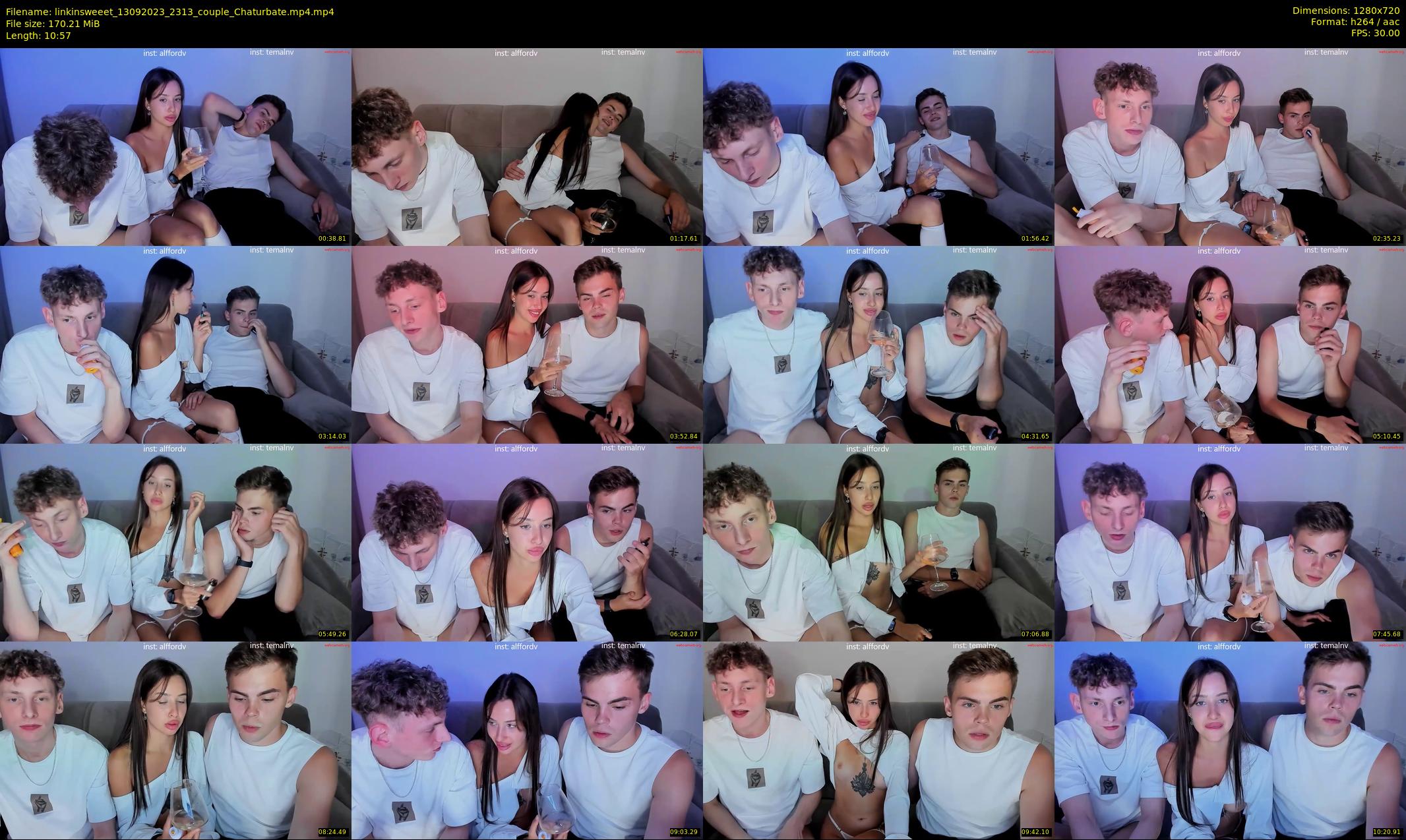 linkinsweeet — 11 minute Chaturbate couple cam show recording, 720p, Sep 13, 2023