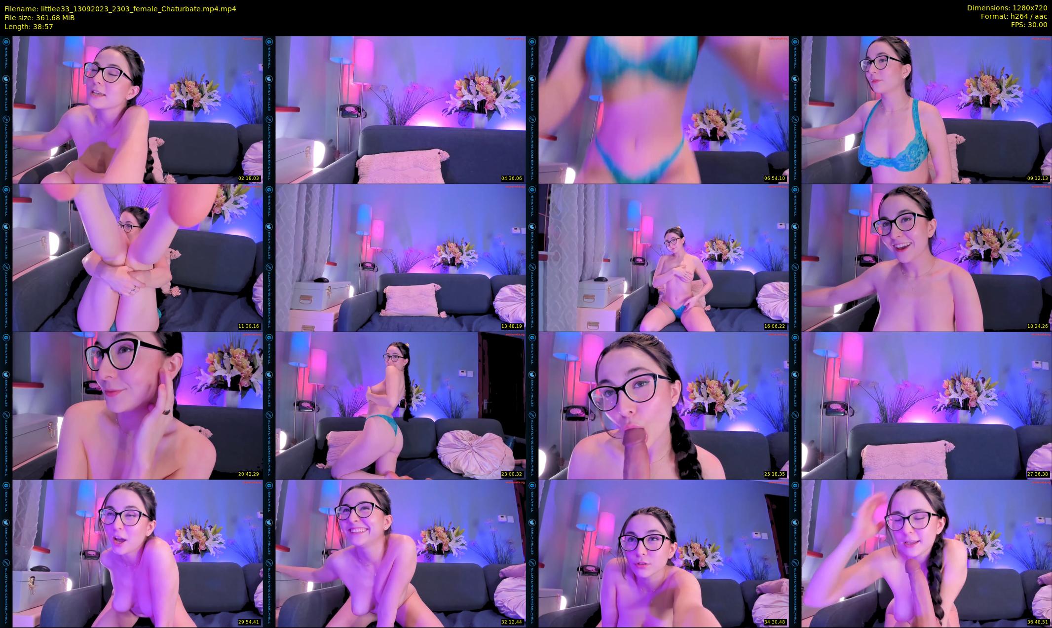 littlee33 — 39 minute Chaturbate female cam show recording, 720p, Sep 13, 2023