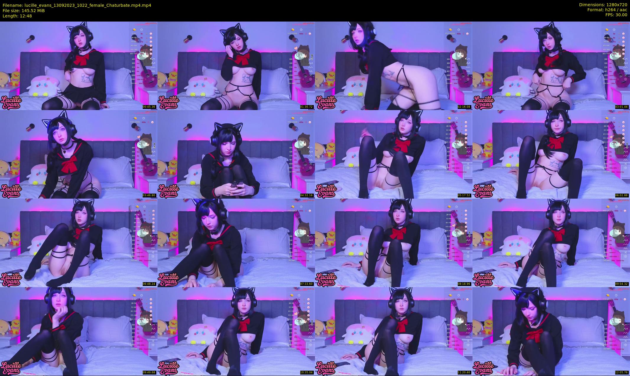 lucille_evans — 13 minute Chaturbate female cam show recording, 720p, Sep 13, 2023