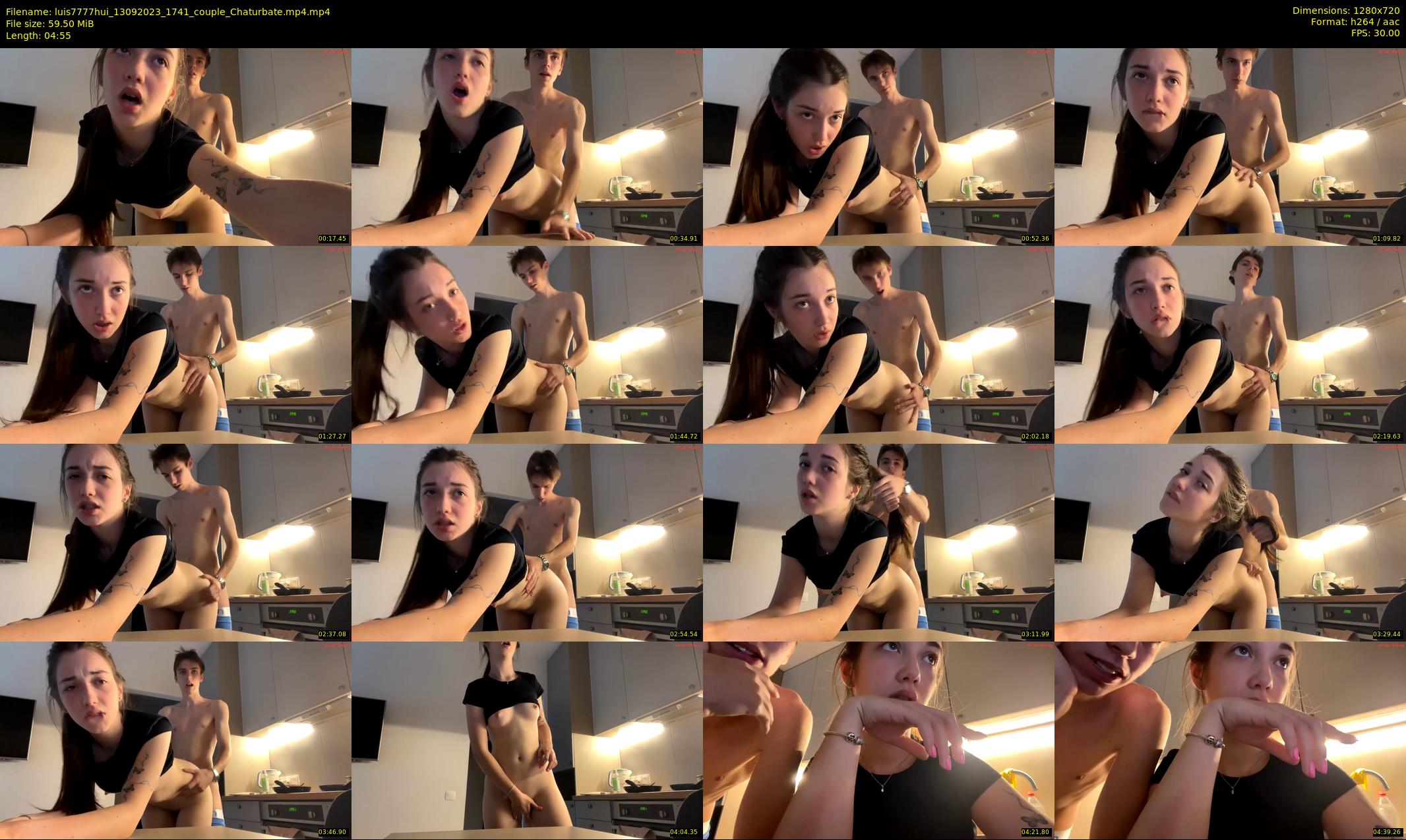 luis7777hui — 5 minute Chaturbate couple cam show recording, 720p, Sep 13, 2023
