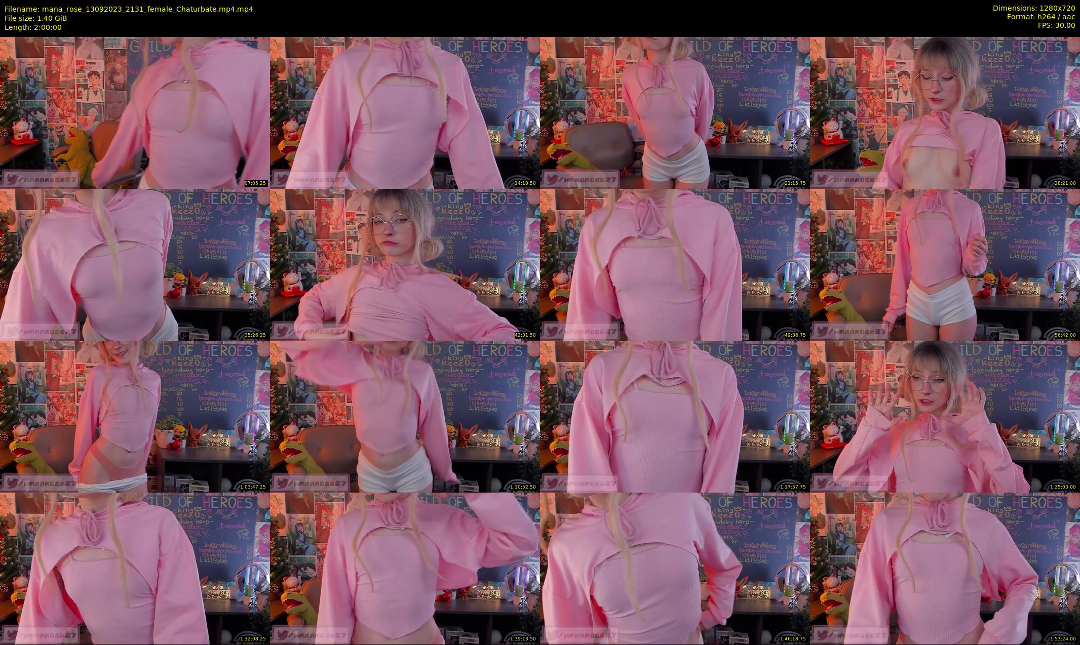 mana_rose — 120 minute Chaturbate female cam show recording, 720p, Sep 13, 2023