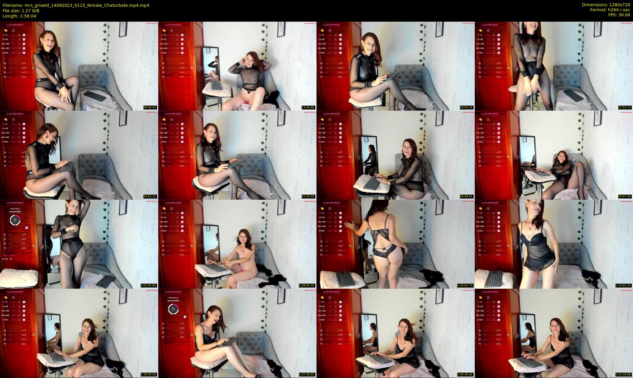 mrs_griseld — 119 minute Chaturbate female cam show recording, 720p, Sep 14, 2023