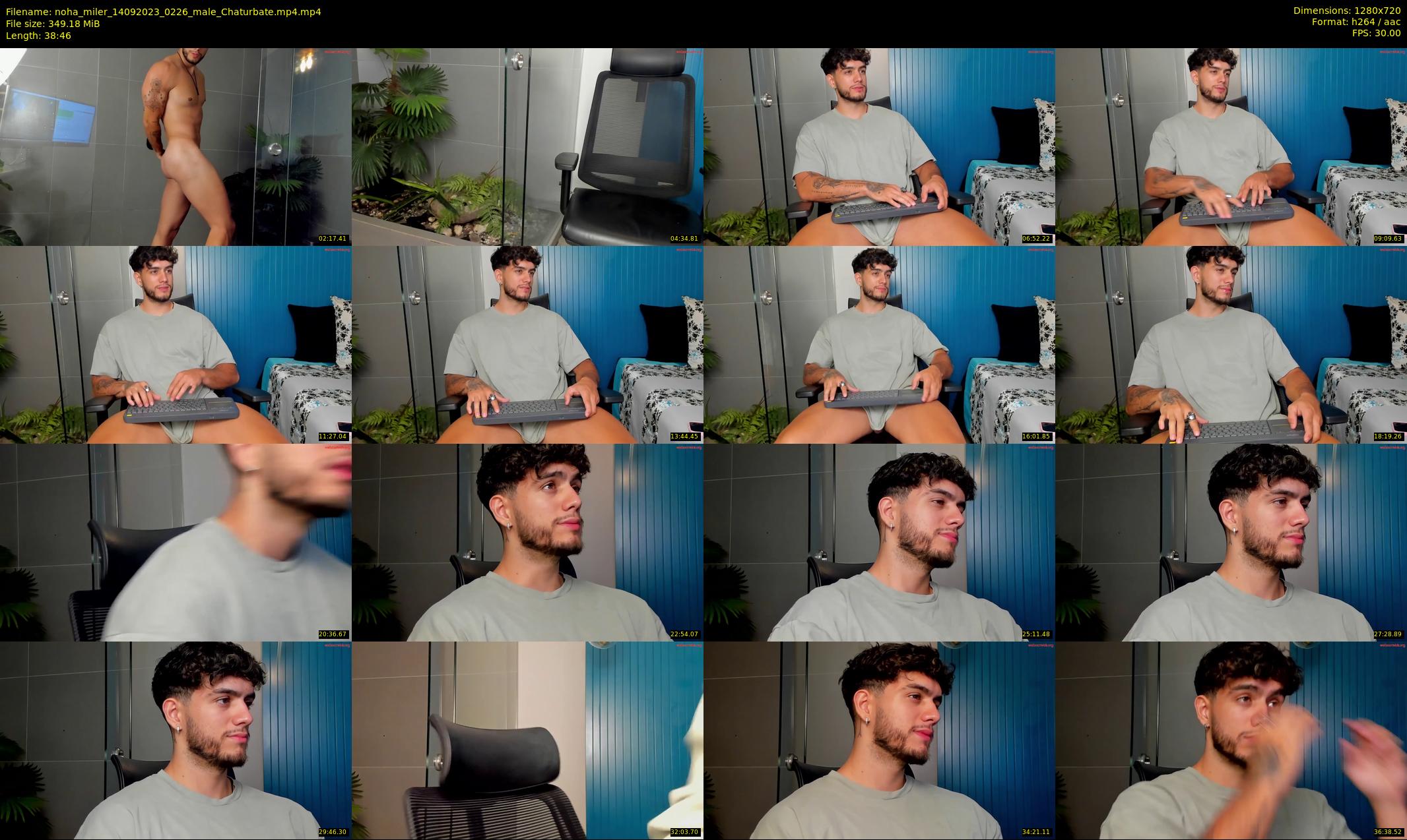 noha_miler — 39 minute Chaturbate male cam show recording, 720p, Sep 14, 2023