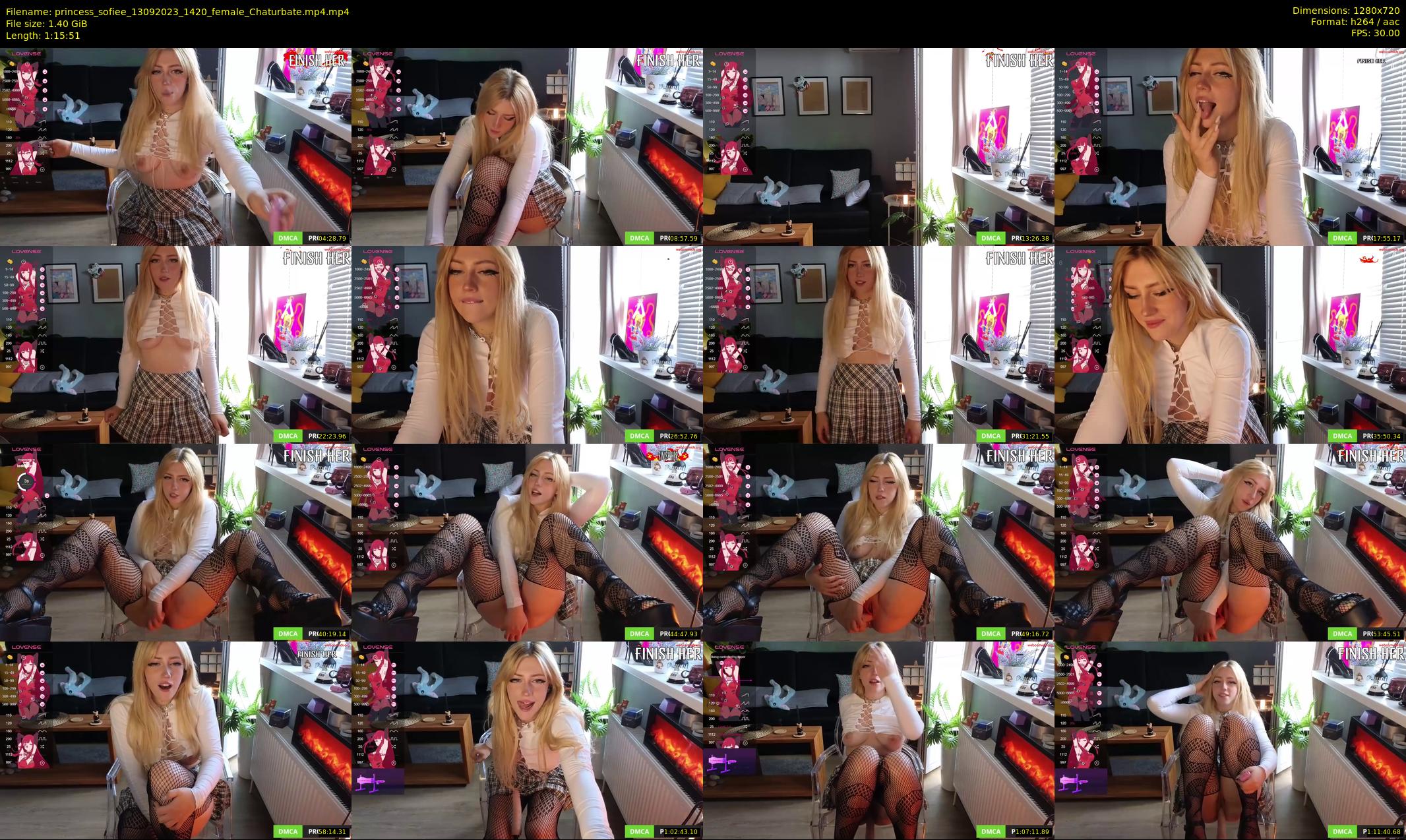 princess_sofiee — 76 minute Chaturbate female cam show recording, 720p, Sep 13, 2023