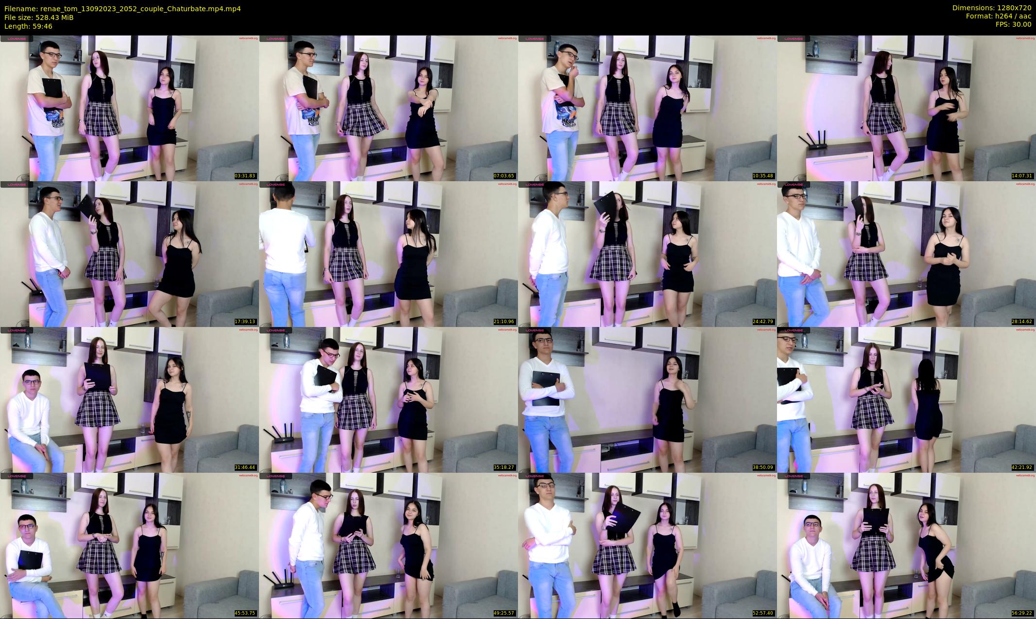 renae_tom — 60 minute Chaturbate couple cam show recording, 720p, Sep 13, 2023