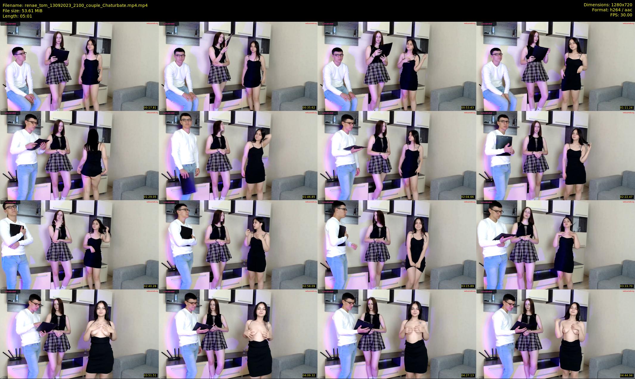 renae_tom — 6 minute Chaturbate couple cam show recording, 720p, Sep 13, 2023