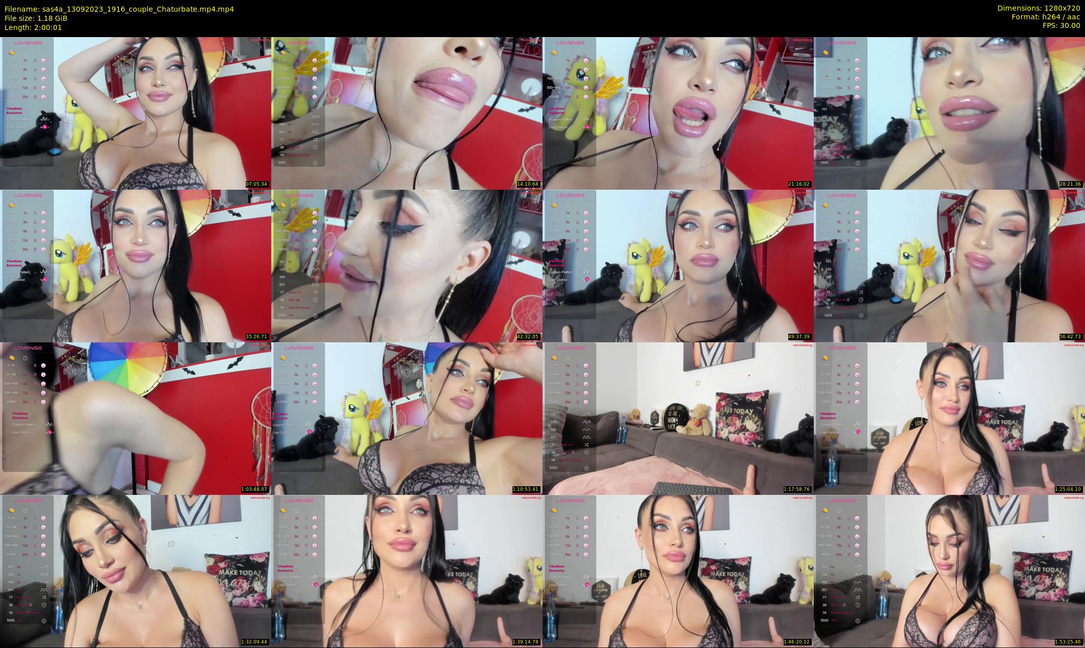 sas4a — 121 minute Chaturbate female cam show recording, 720p, Sep 13, 2023