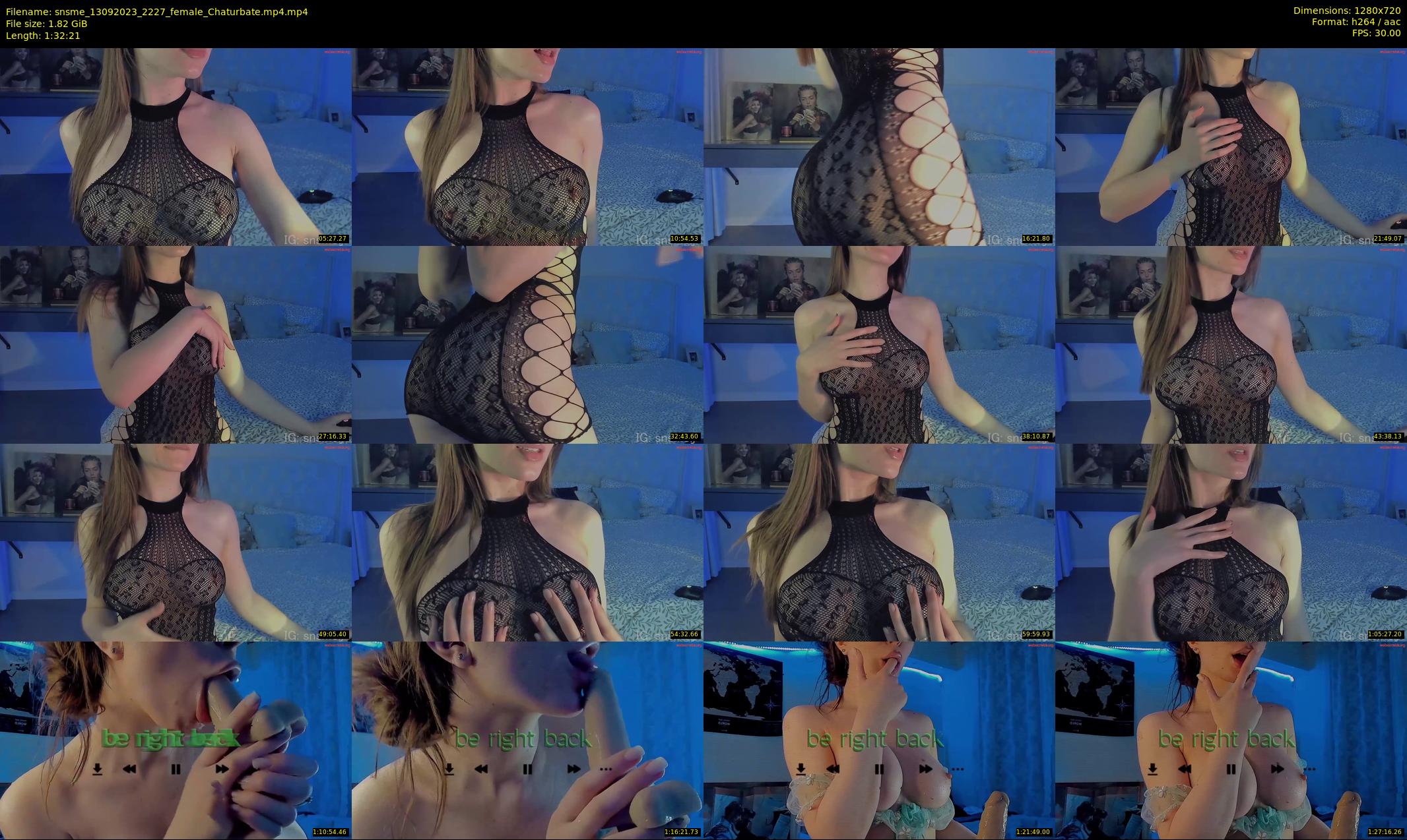 snsme — 93 minute Chaturbate female cam show recording, 720p, Sep 13, 2023