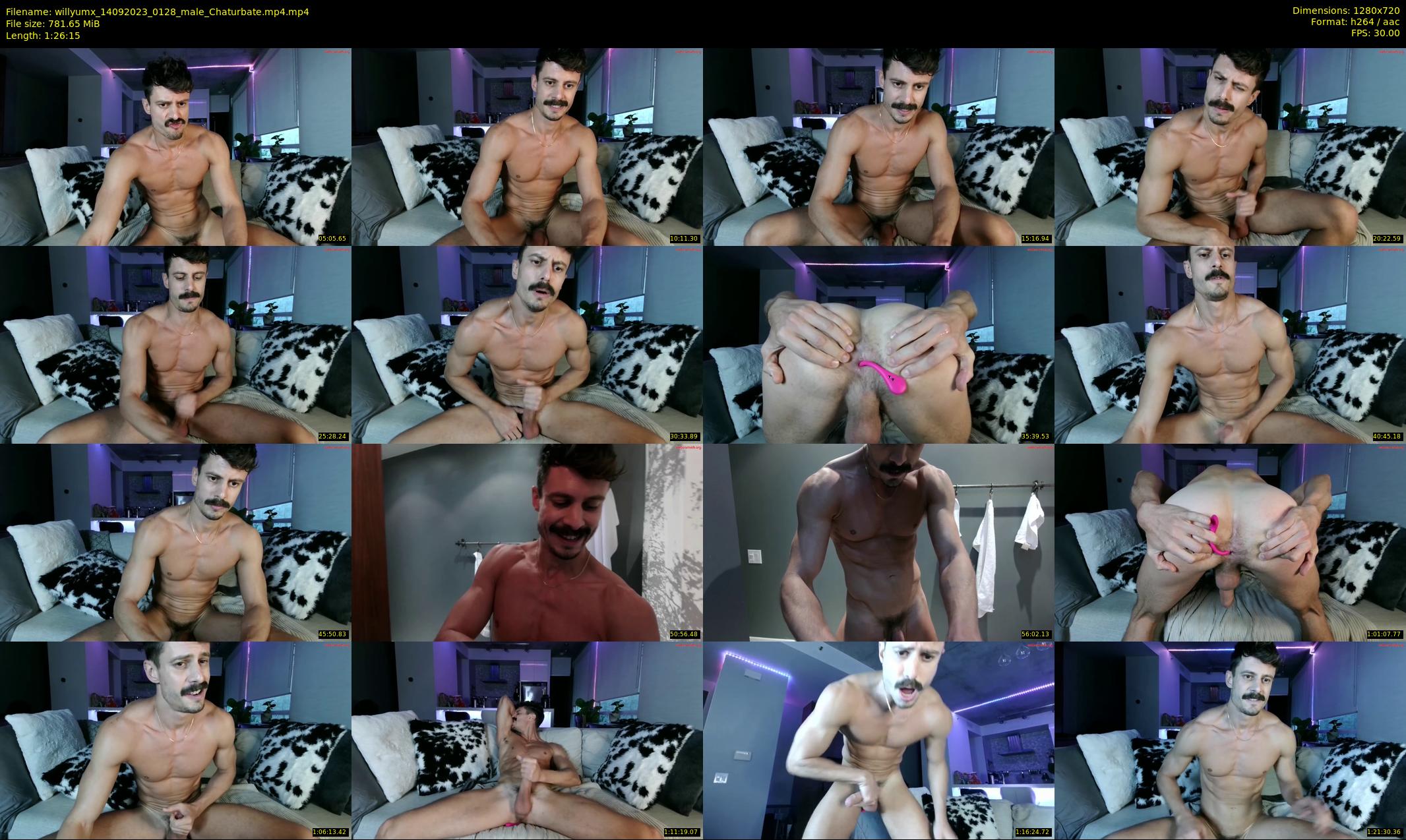 willyumx — 87 minute Chaturbate male cam show recording, 720p, Sep 14, 2023