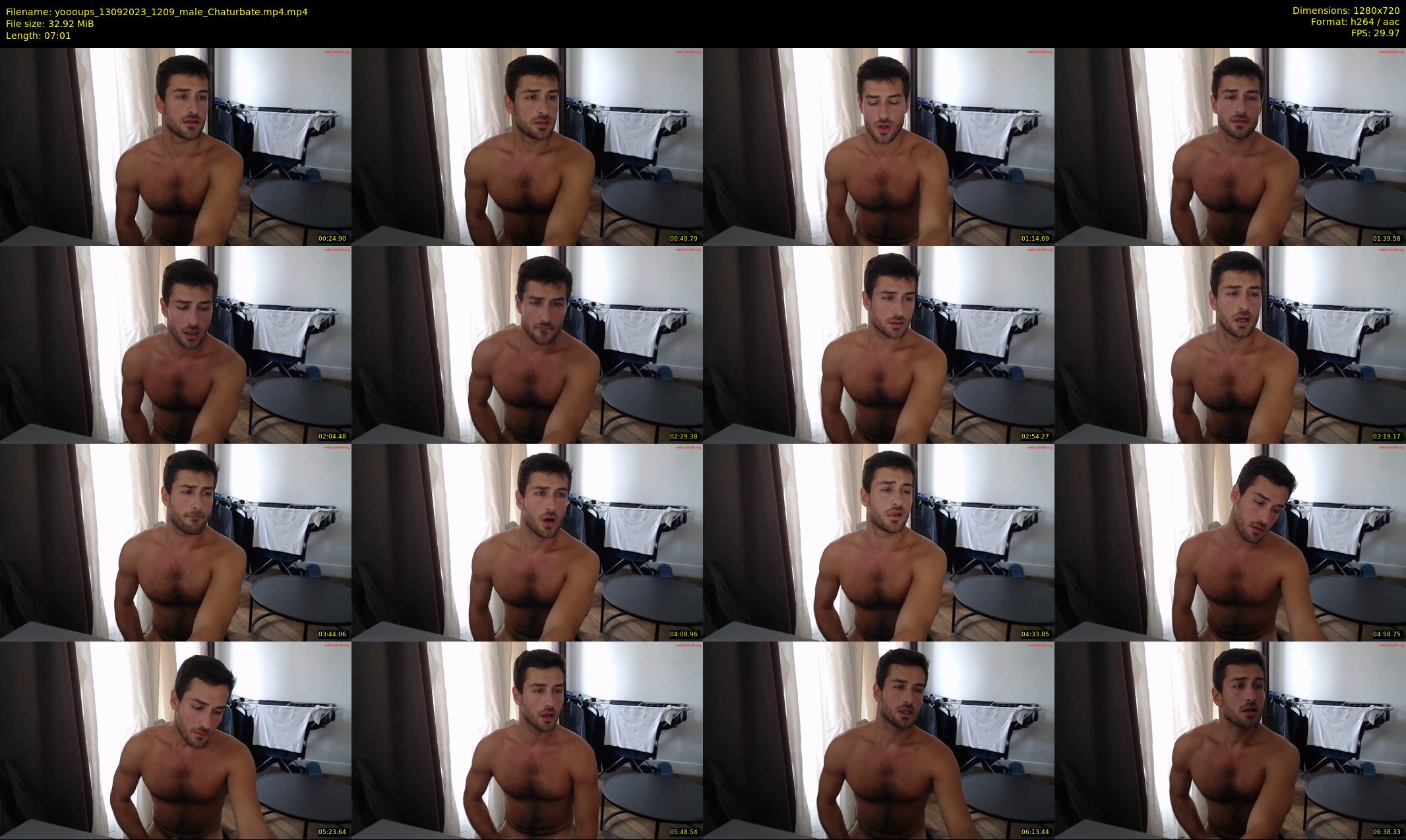 yoooups — 8 minute Chaturbate male cam show recording, 720p, Sep 13, 2023