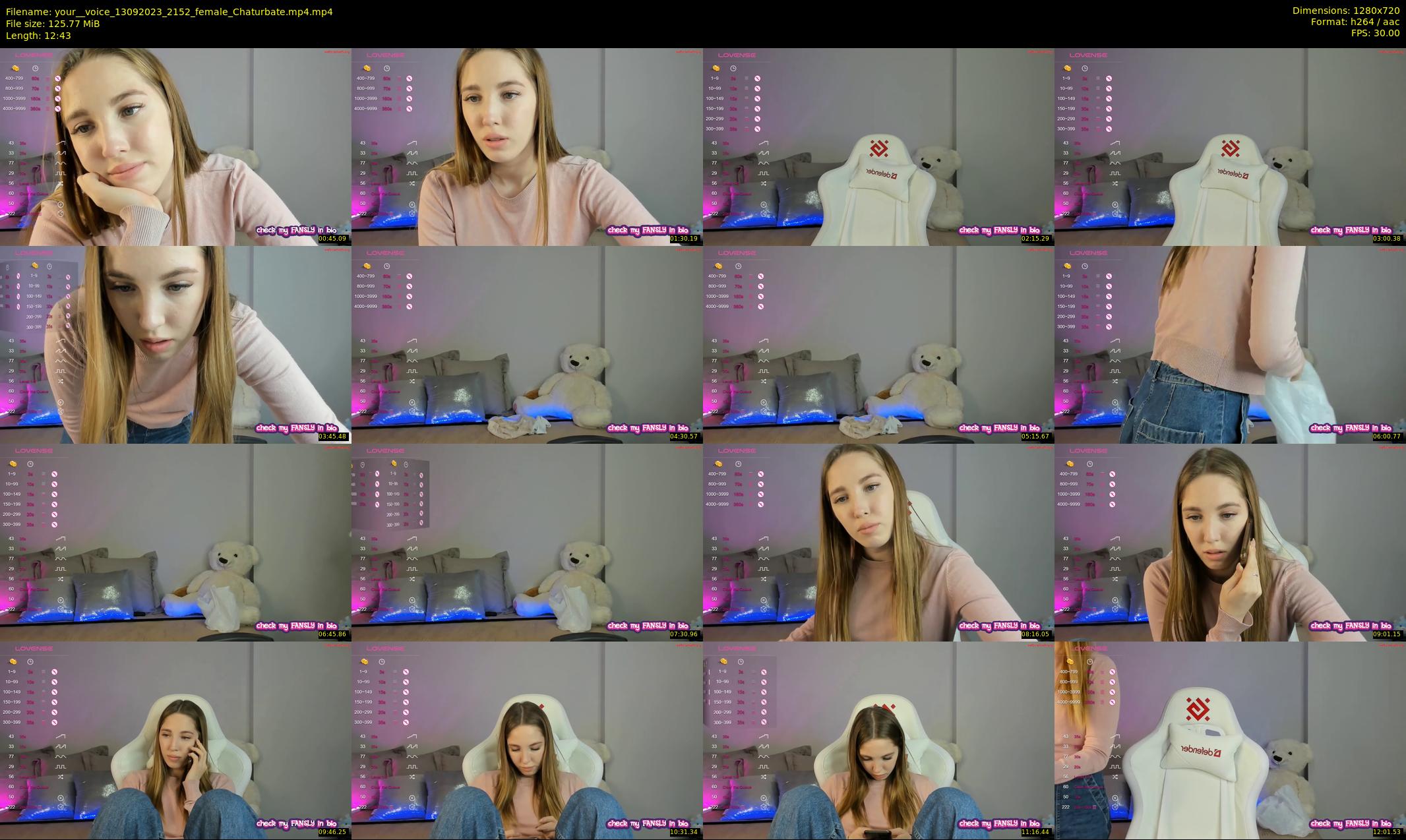 your__voice — 13 minute Chaturbate female cam show recording, 720p, Sep 13, 2023