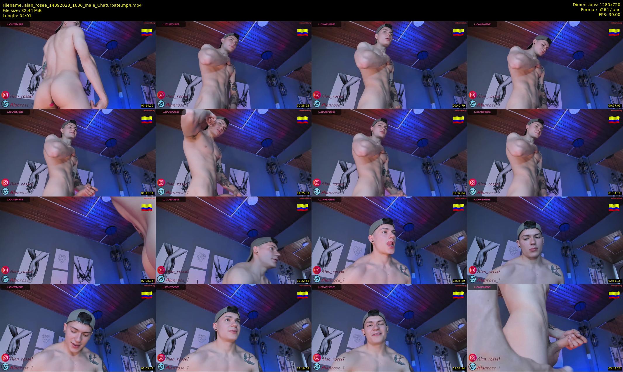 alan_rosee — 5 minute Chaturbate male cam show recording, 720p, Sep 14, 2023