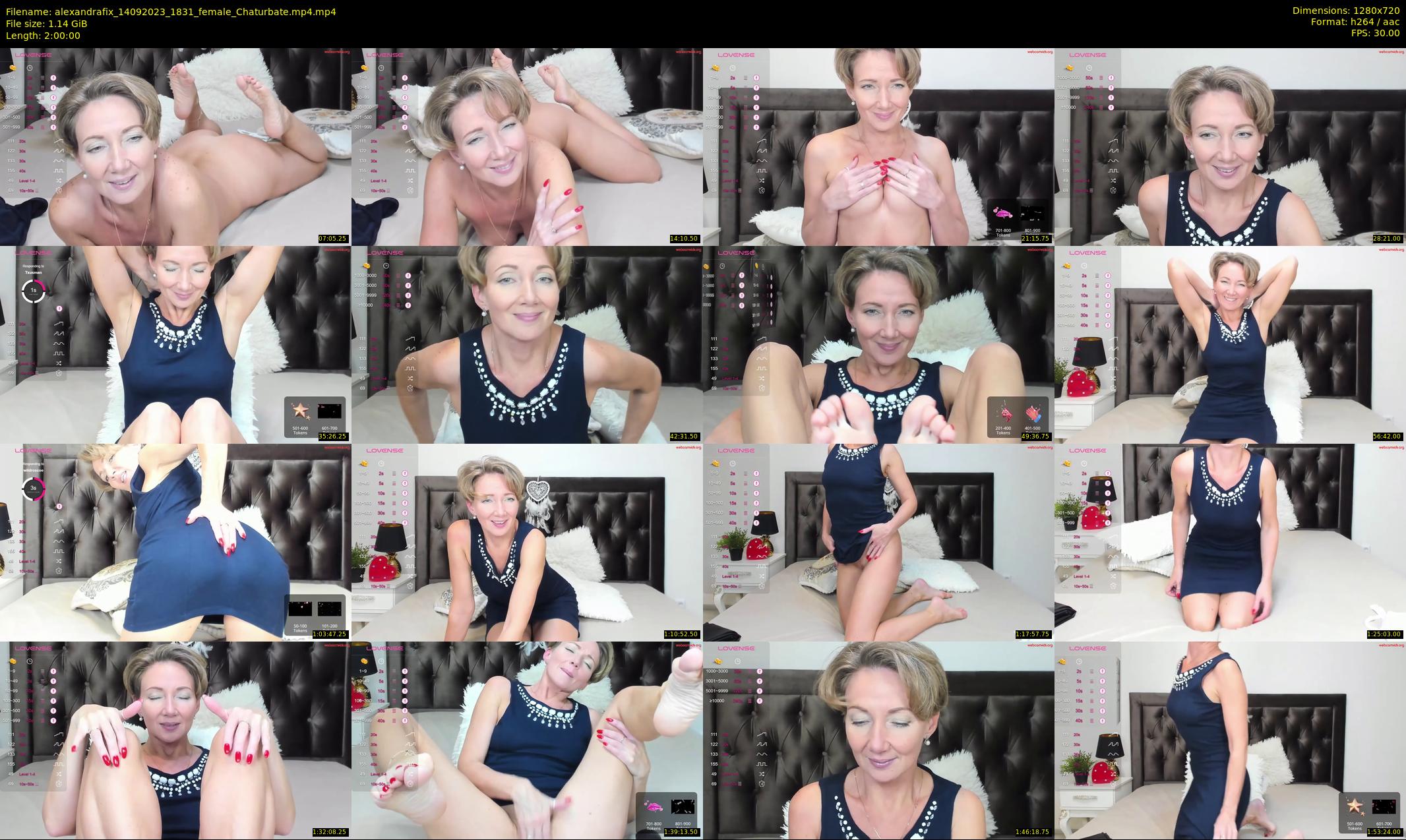alexandrafix — 120 minute Chaturbate female cam show recording, 720p, Sep 14, 2023