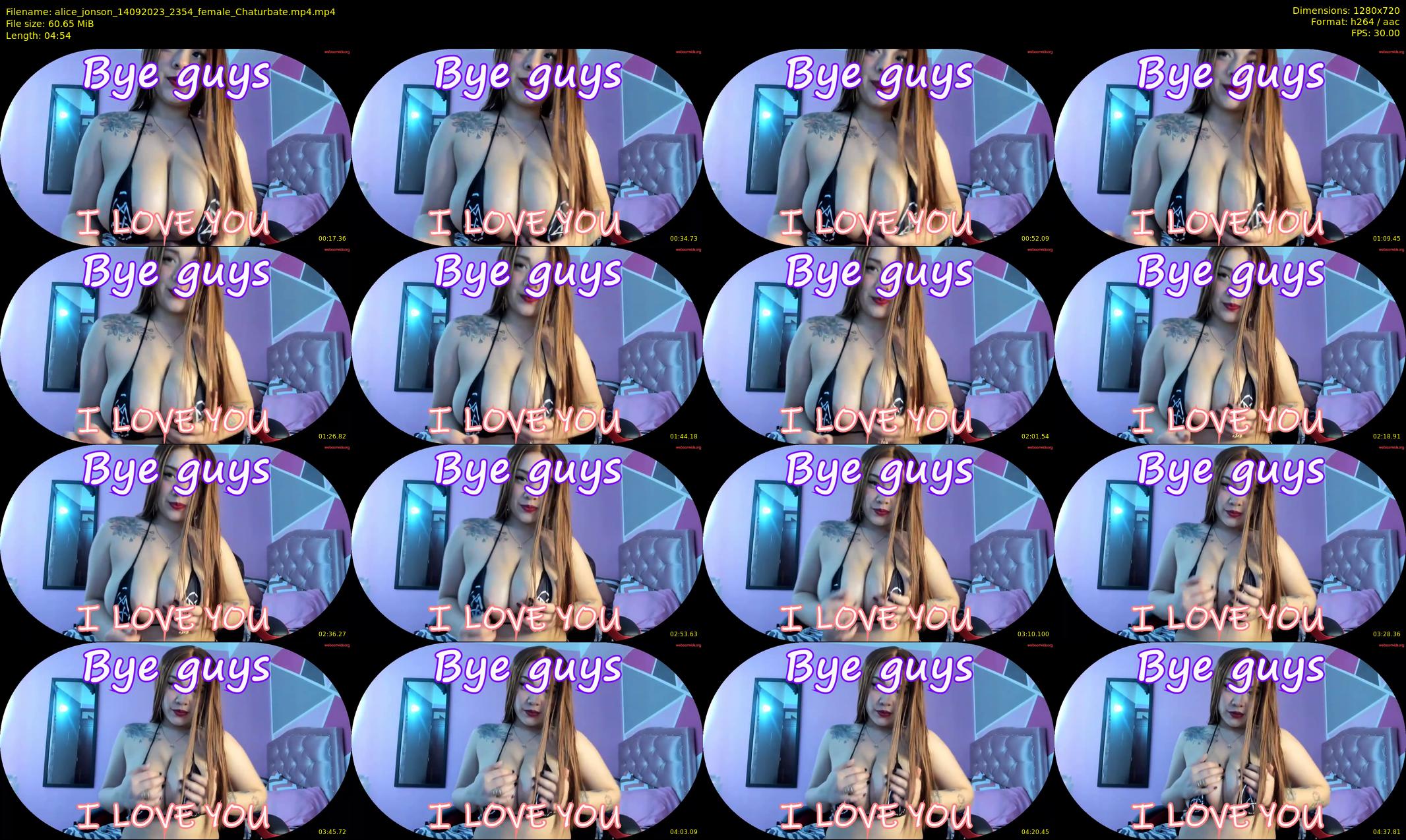 alice_jonson — 5 minute Chaturbate female cam show recording, 720p, Sep 14, 2023