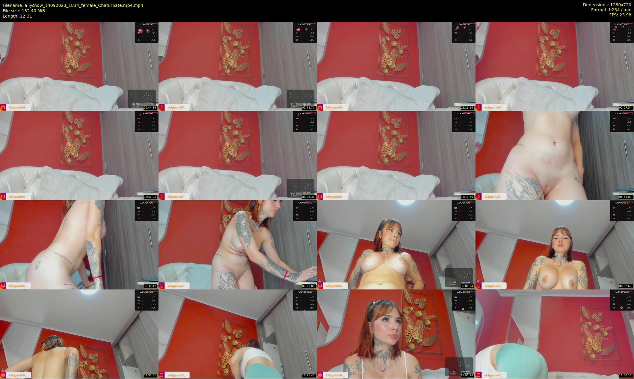 allysnow — 13 minute Chaturbate female cam show recording, 720p, Sep 14, 2023