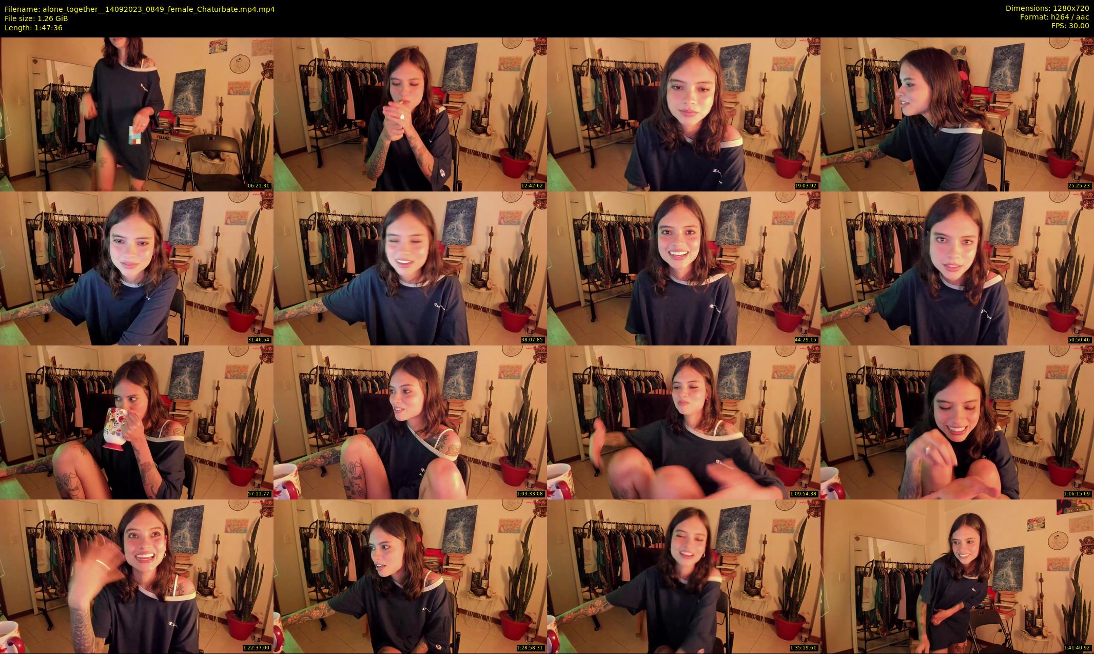 alone_together_ — 108 minute Chaturbate female cam show recording, 720p, Sep 14, 2023