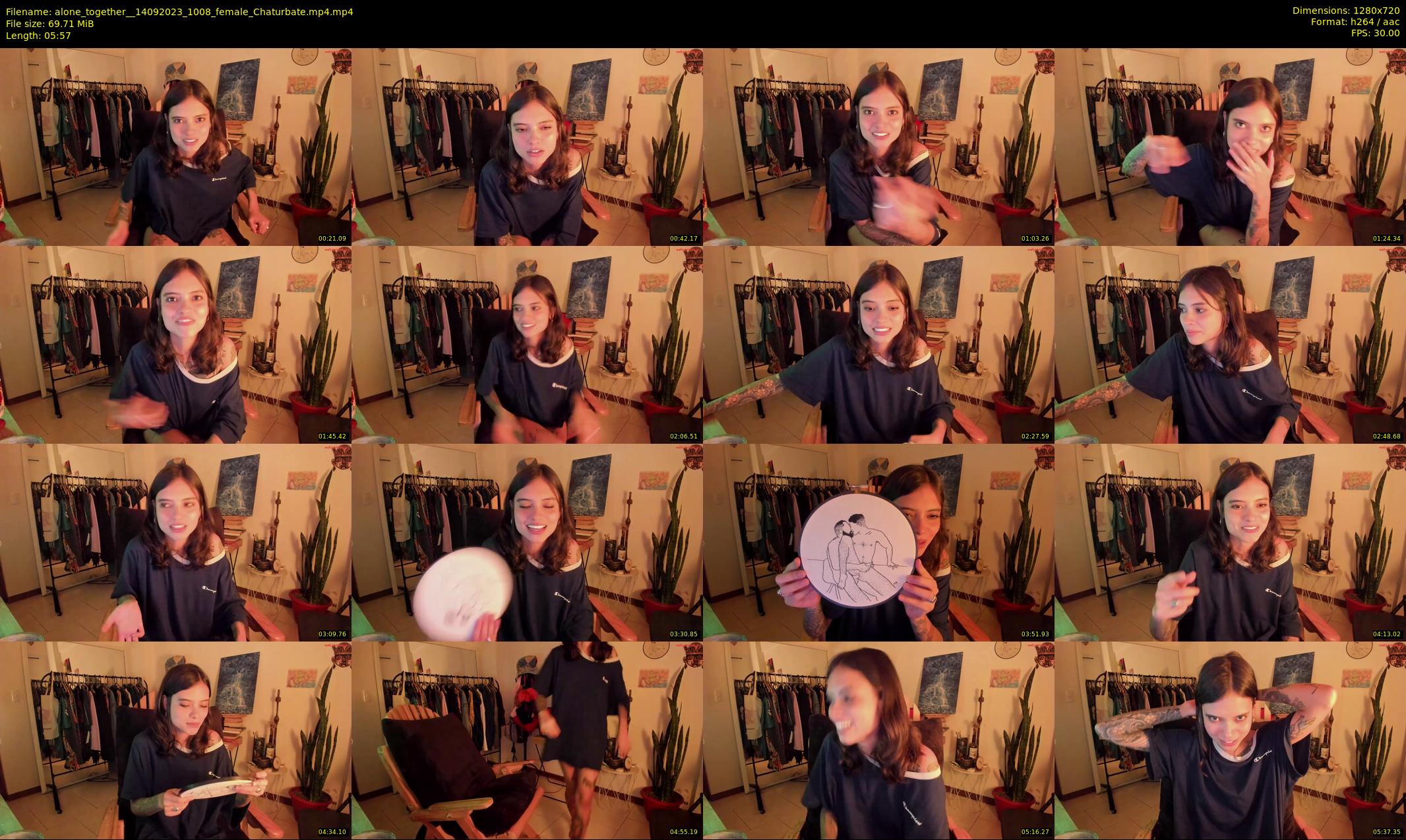 alone_together_ — 6 minute Chaturbate female cam show recording, 720p, Sep 14, 2023