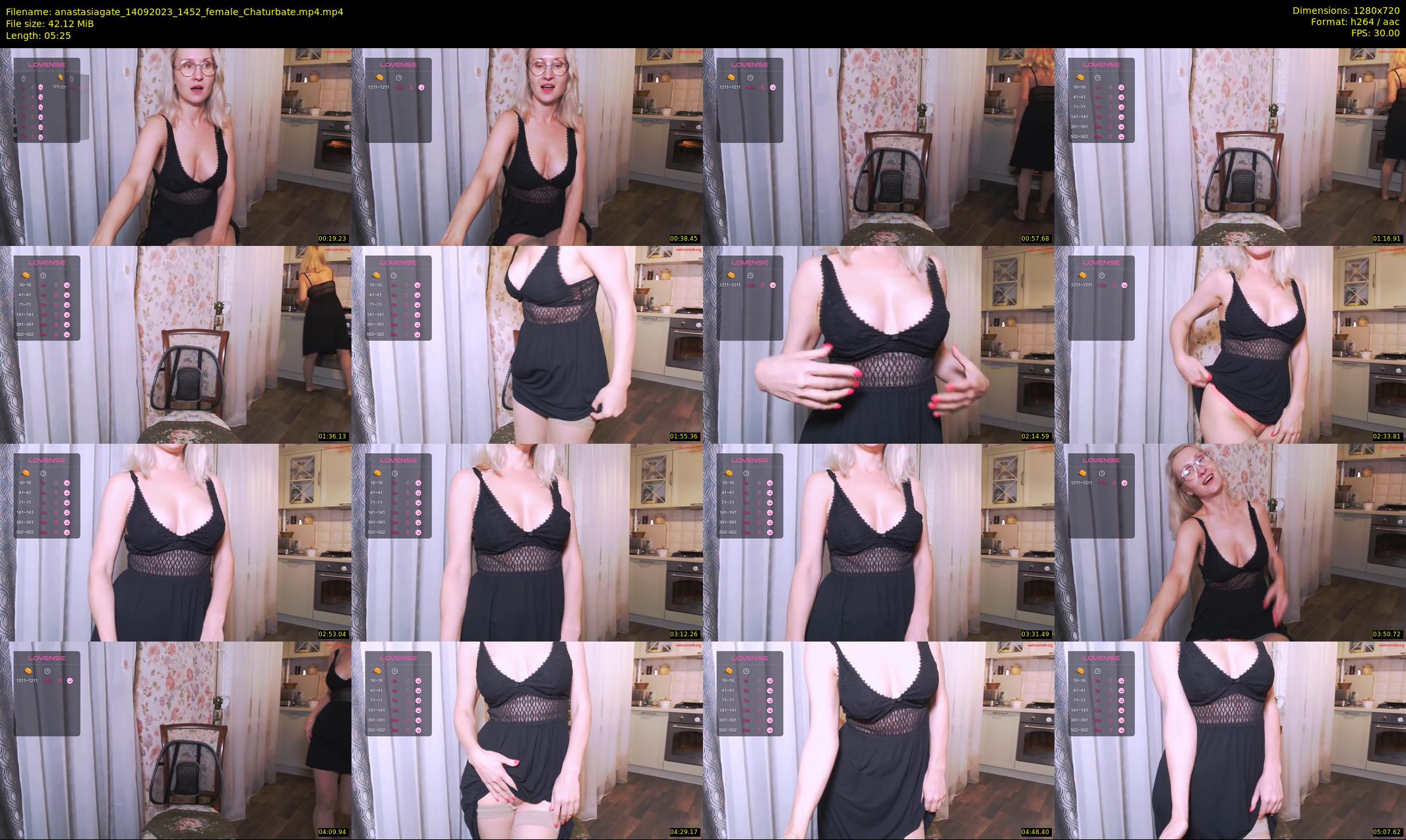 anastasiagate — 6 minute Chaturbate female cam show recording, 720p, Sep 14, 2023