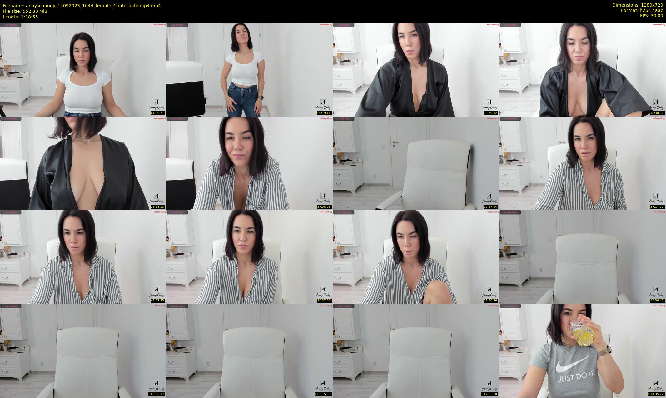 anayscaandy — 79 minute Chaturbate female cam show recording, 720p, Sep 14, 2023