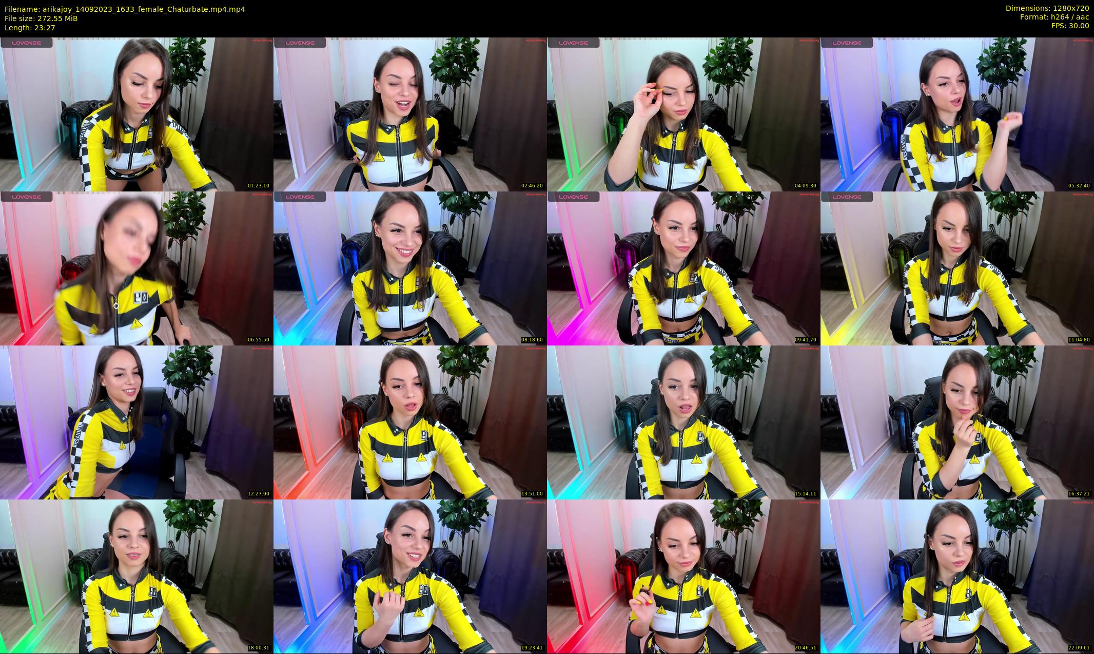 arikajoy — 24 minute Chaturbate female cam show recording, 720p, Sep 14, 2023