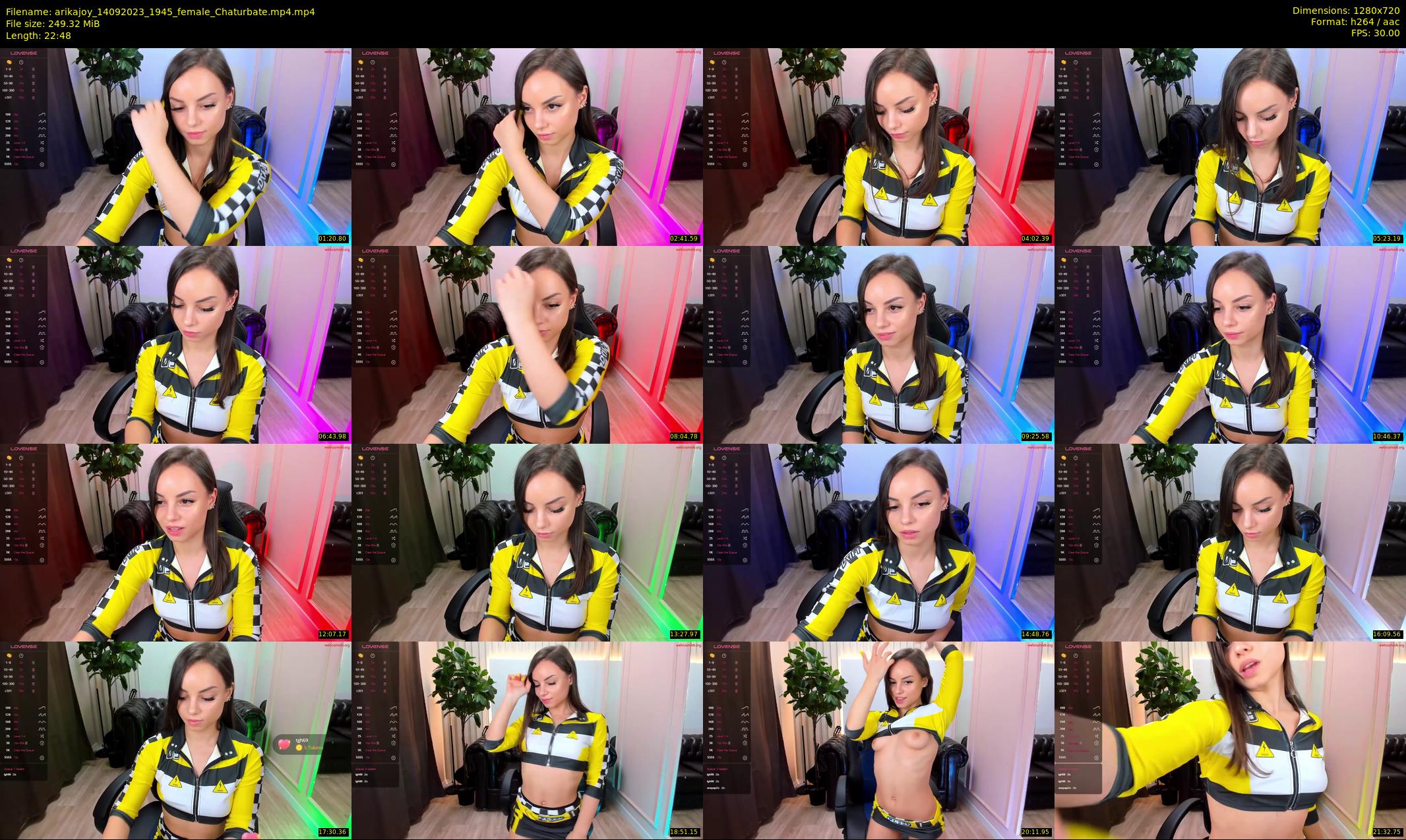 arikajoy — 23 minute Chaturbate female cam show recording, 720p, Sep 14, 2023