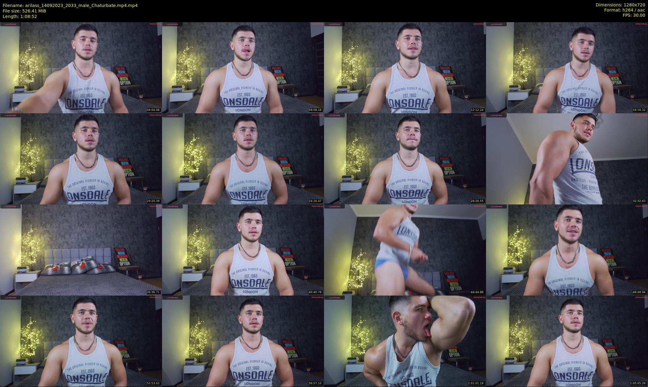 arilass — 69 minute Chaturbate male cam show recording, 720p, Sep 14, 2023