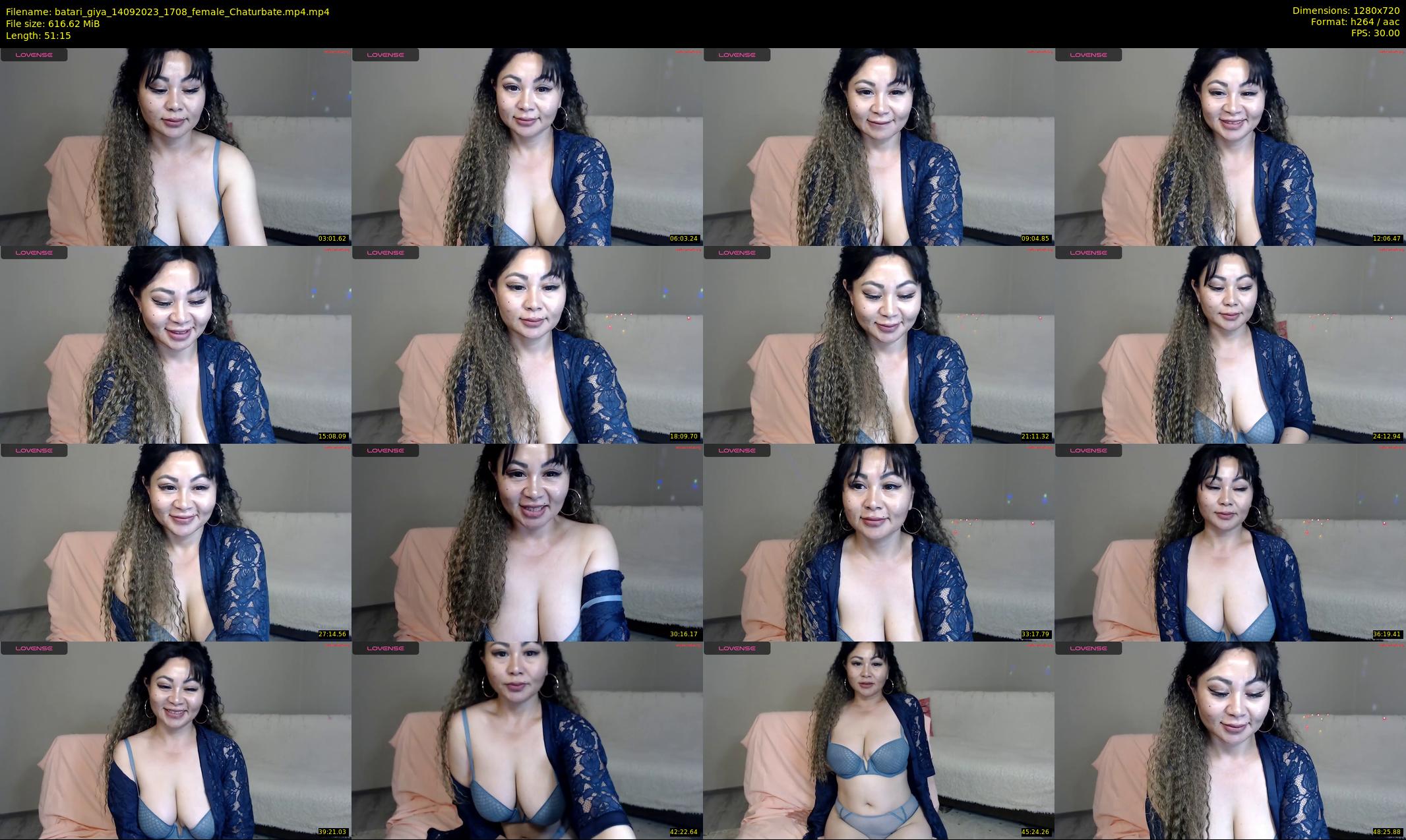 batari_giya — 52 minute Chaturbate female cam show recording, 720p, Sep 14, 2023