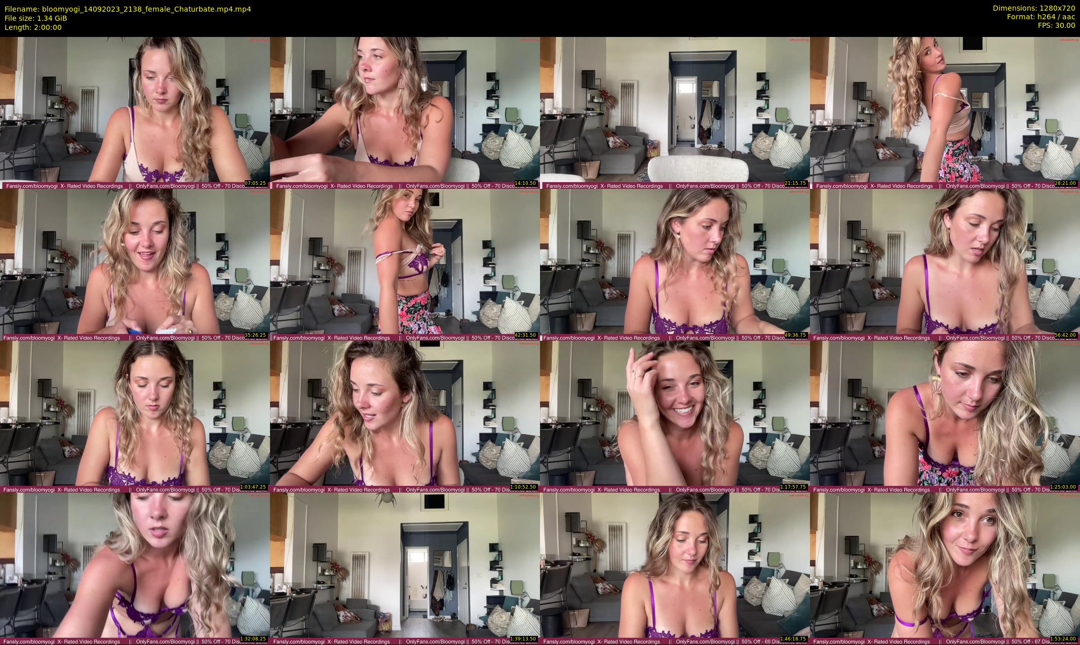 bloomyogi — 120 minute Chaturbate female cam show recording, 720p, Sep 14, 2023