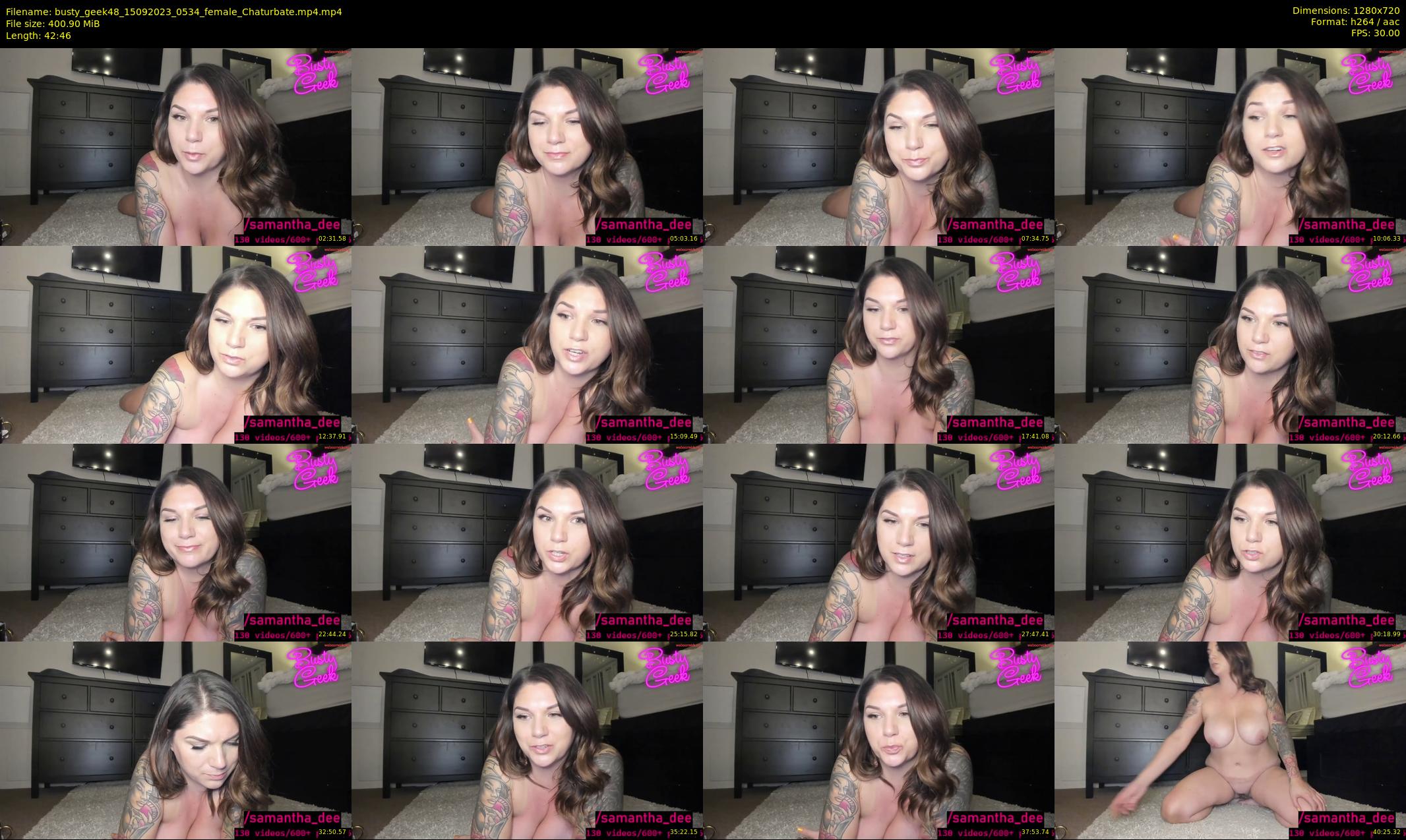 busty_geek48 — 43 minute Chaturbate female cam show recording, 720p, Sep 15, 2023