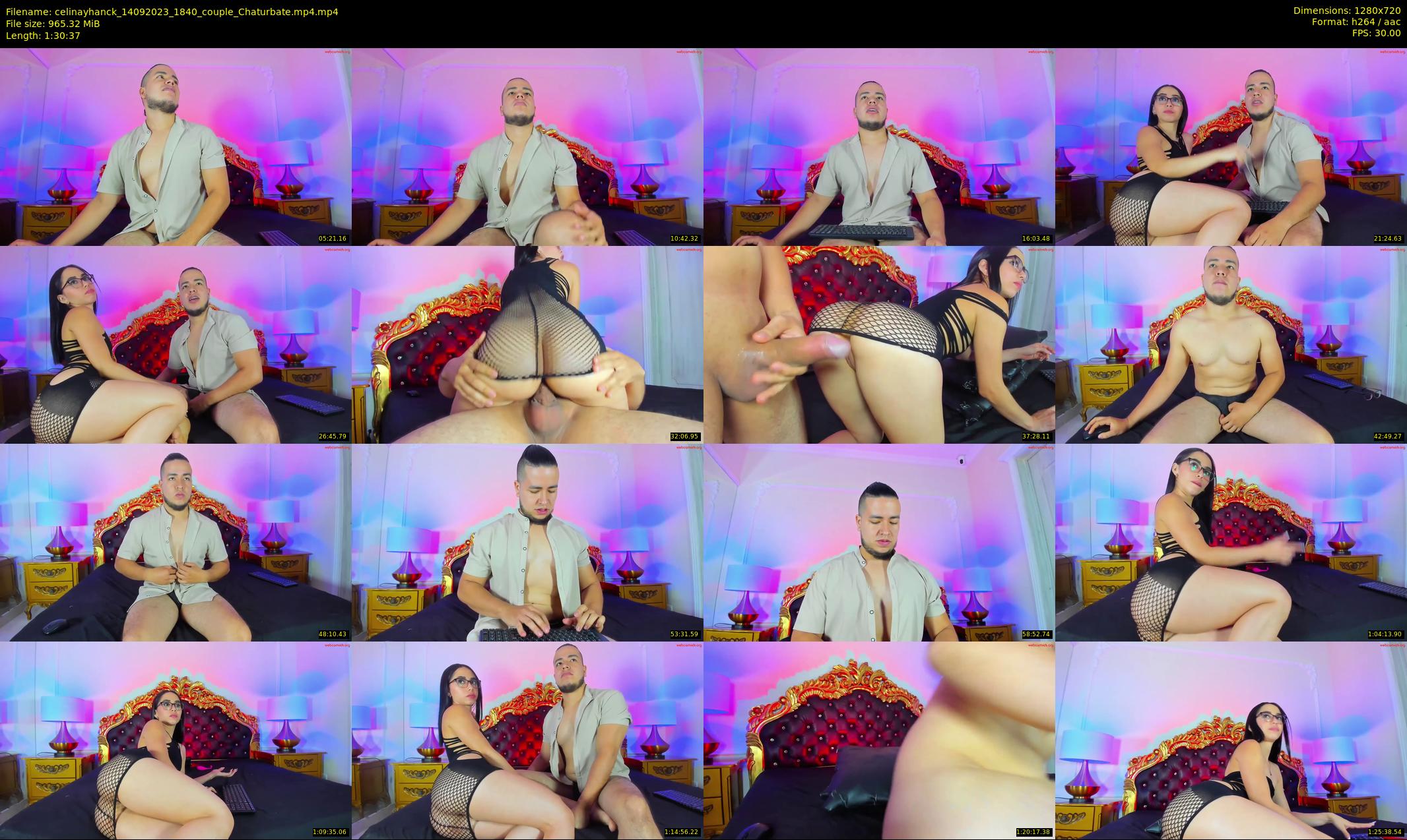 celinayhanck — 91 minute Chaturbate couple cam show recording, 720p, Sep 14, 2023