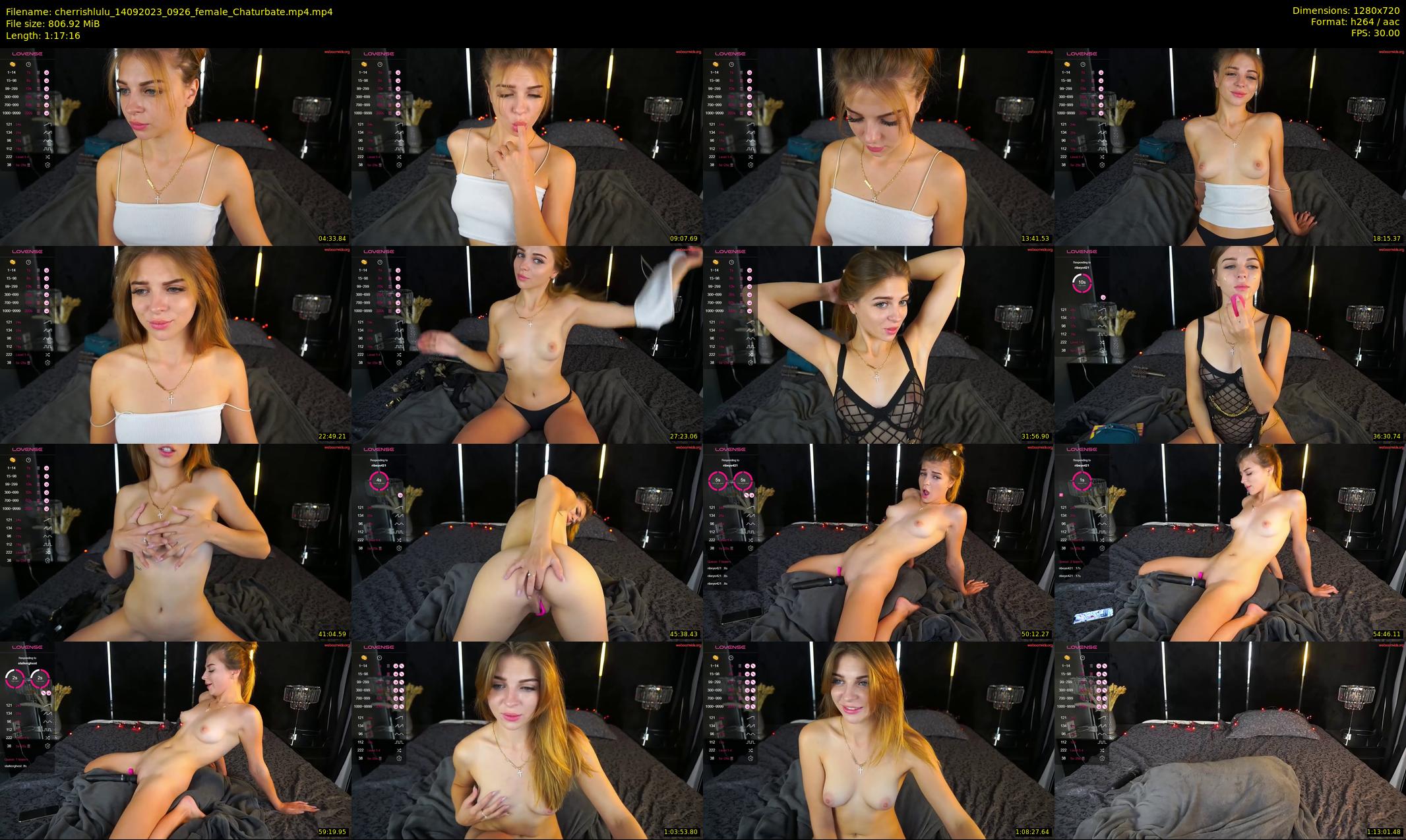 cherrishlulu — 78 minute Chaturbate female cam show recording, 720p, Sep 14, 2023