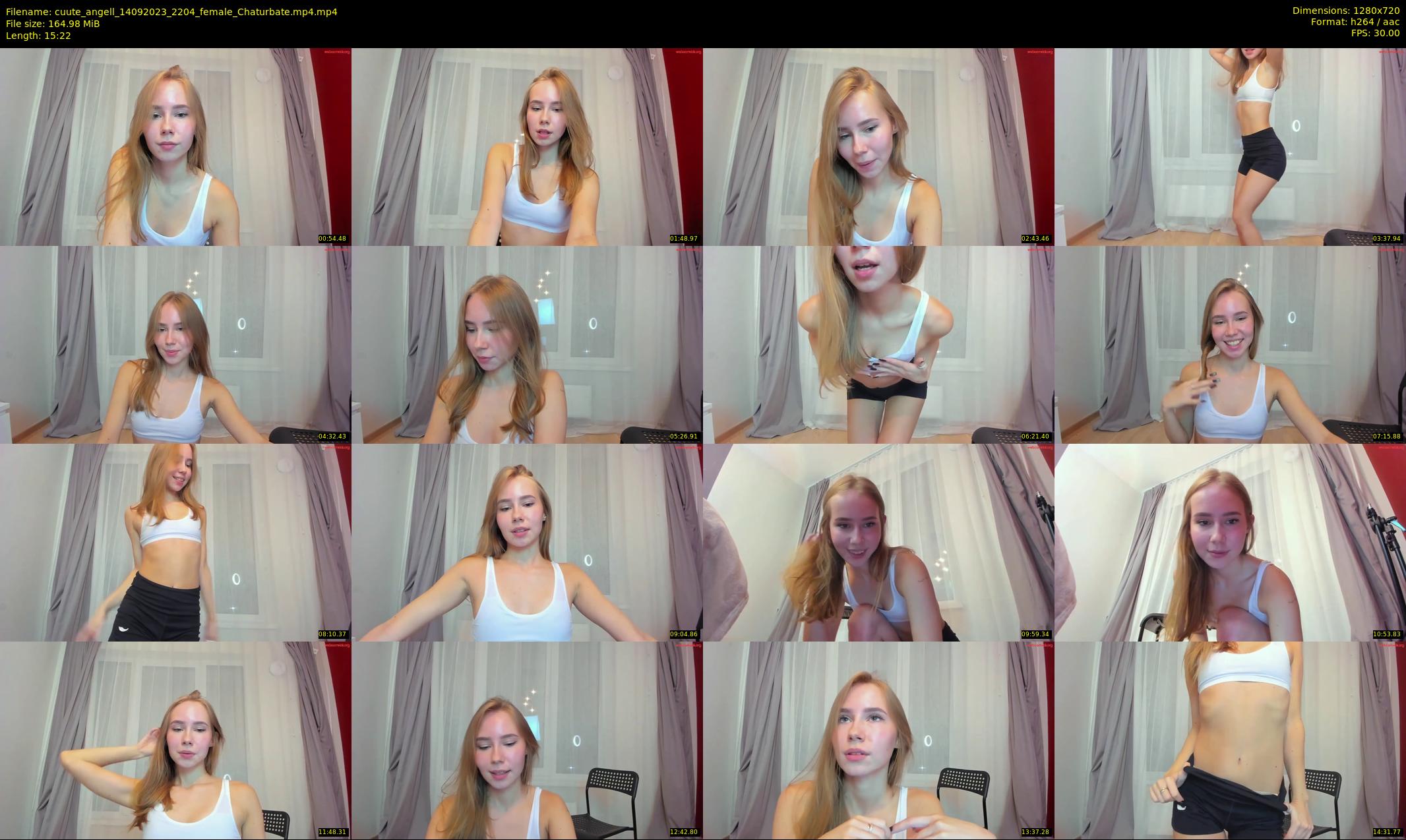 cuute_angell — 16 minute Chaturbate female cam show recording, 720p, Sep 14, 2023