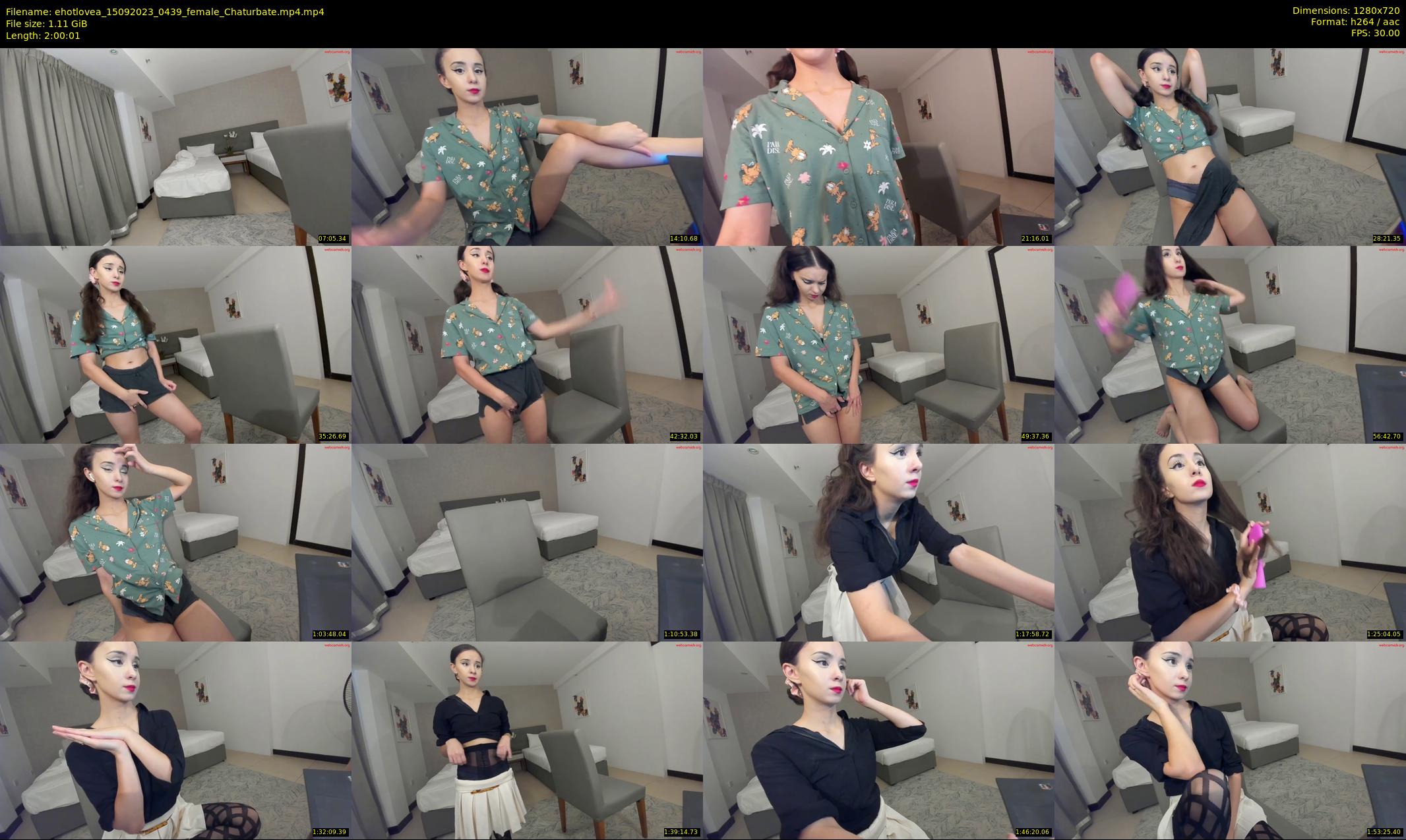 ehotlovea — 121 minute Chaturbate female cam show recording, 720p, Sep 15, 2023