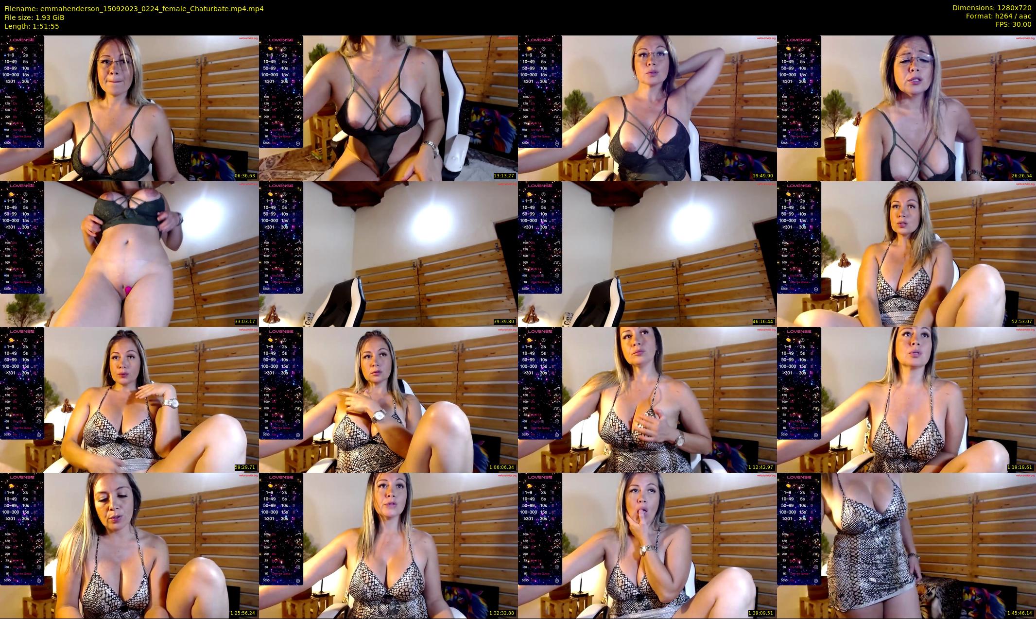 emmahenderson — 112 minute Chaturbate female cam show recording, 720p, Sep 15, 2023