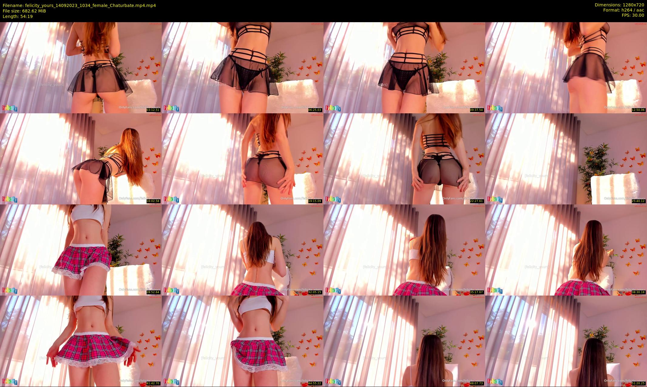 felicity_yours — 55 minute Chaturbate female cam show recording, 720p, Sep 14, 2023