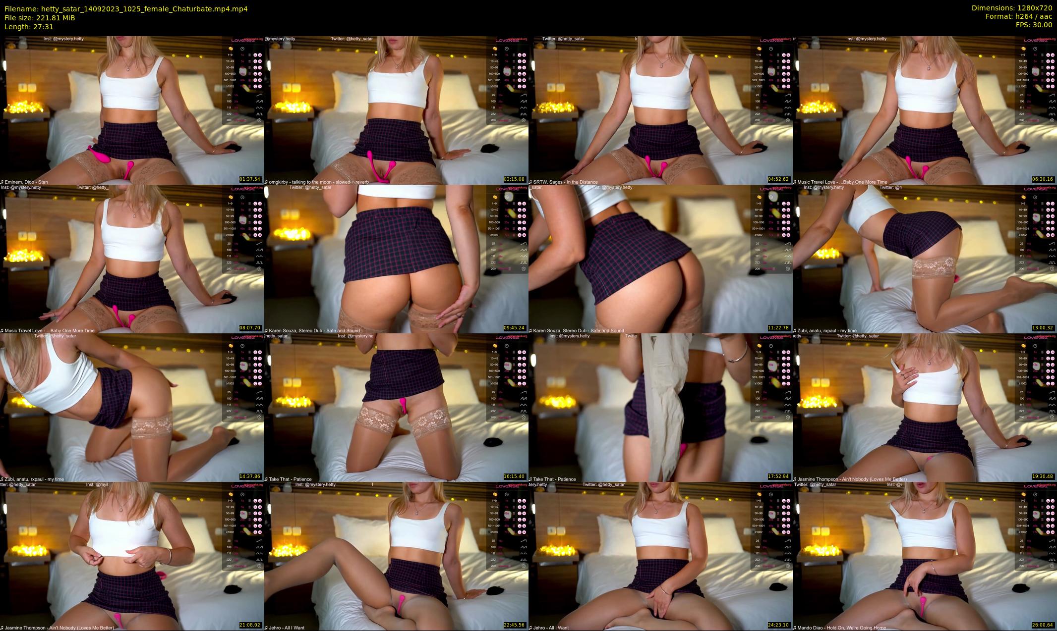 hetty_satar — 28 minute Chaturbate female cam show recording, 720p, Sep 14, 2023
