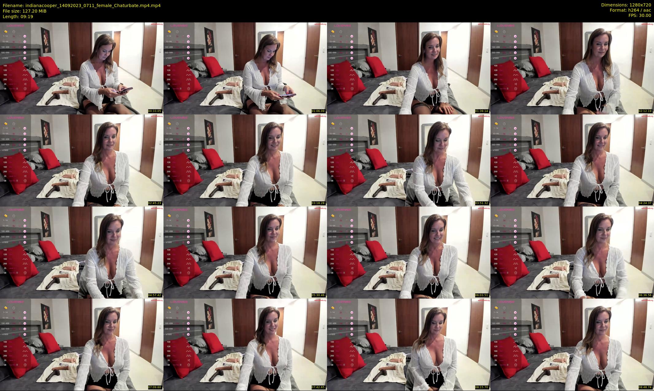 indianacooper — 10 minute Chaturbate female cam show recording, 720p, Sep 14, 2023