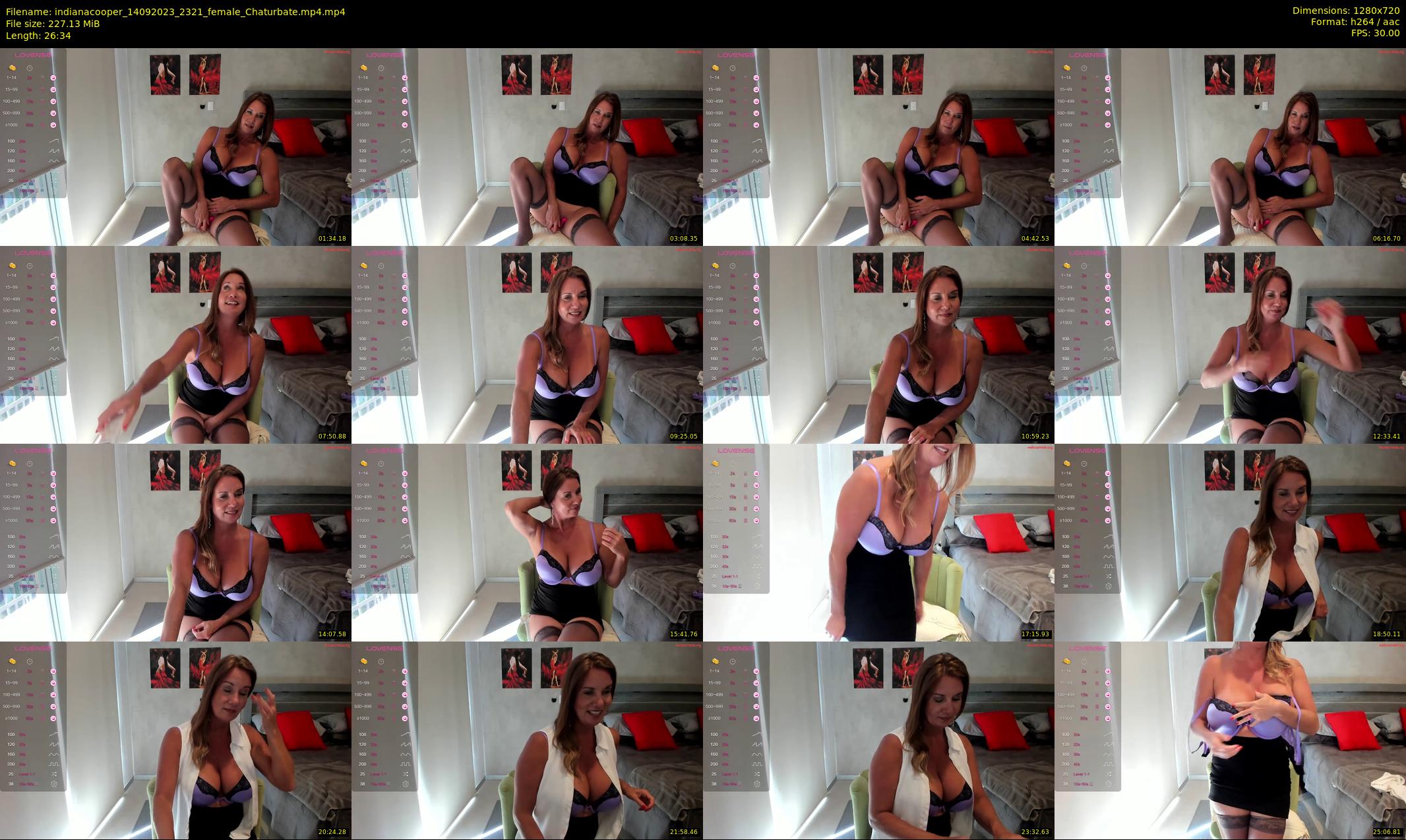 indianacooper — 27 minute Chaturbate female cam show recording, 720p, Sep 14, 2023